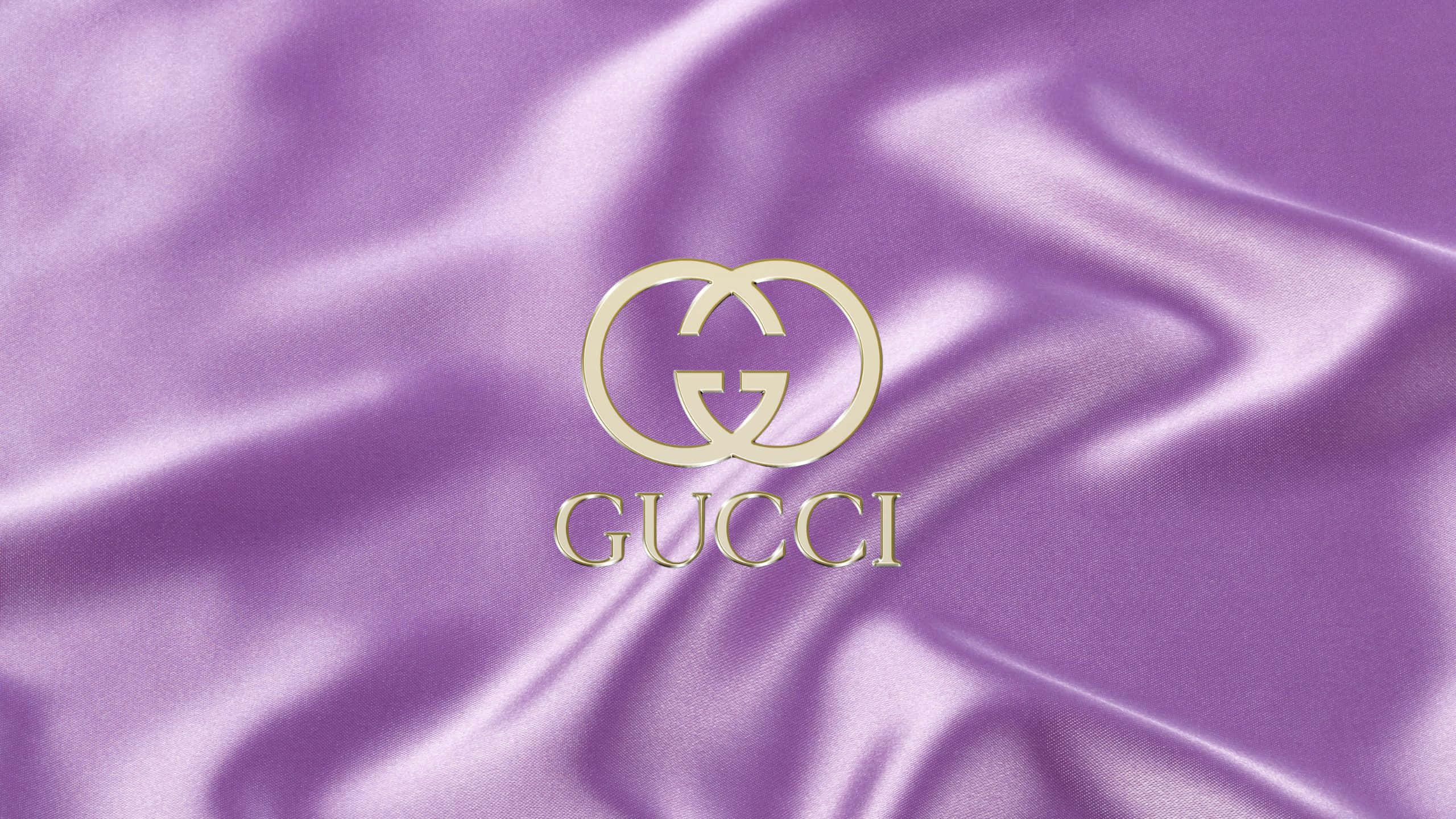 Mor Gucci Saten Doku Duvar Kağıdı