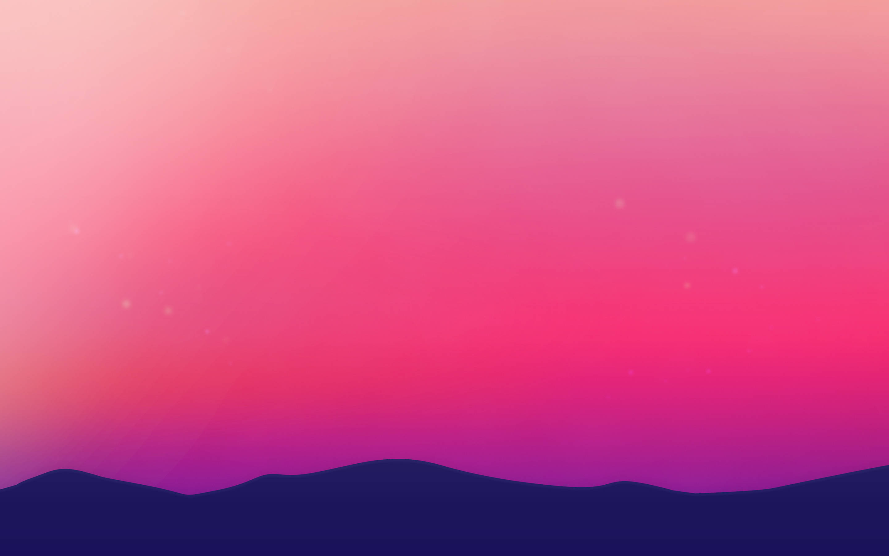 Mor ve Pembe Manzara Minimalist Estetik Dizüstü Bilgisayar Duvar Kağıdı