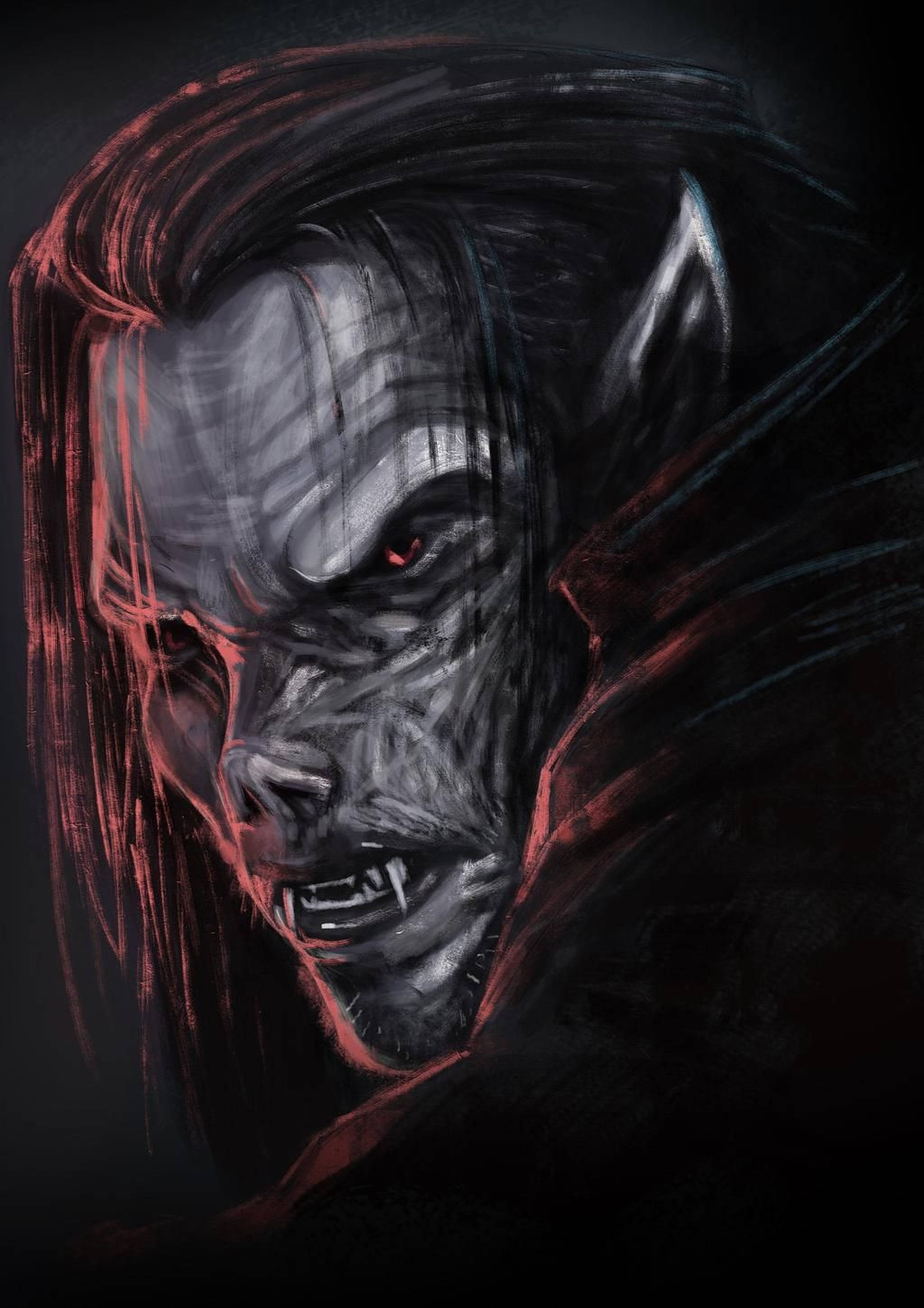 Morbius Dijital İllüstrasyon Duvar Kağıdı