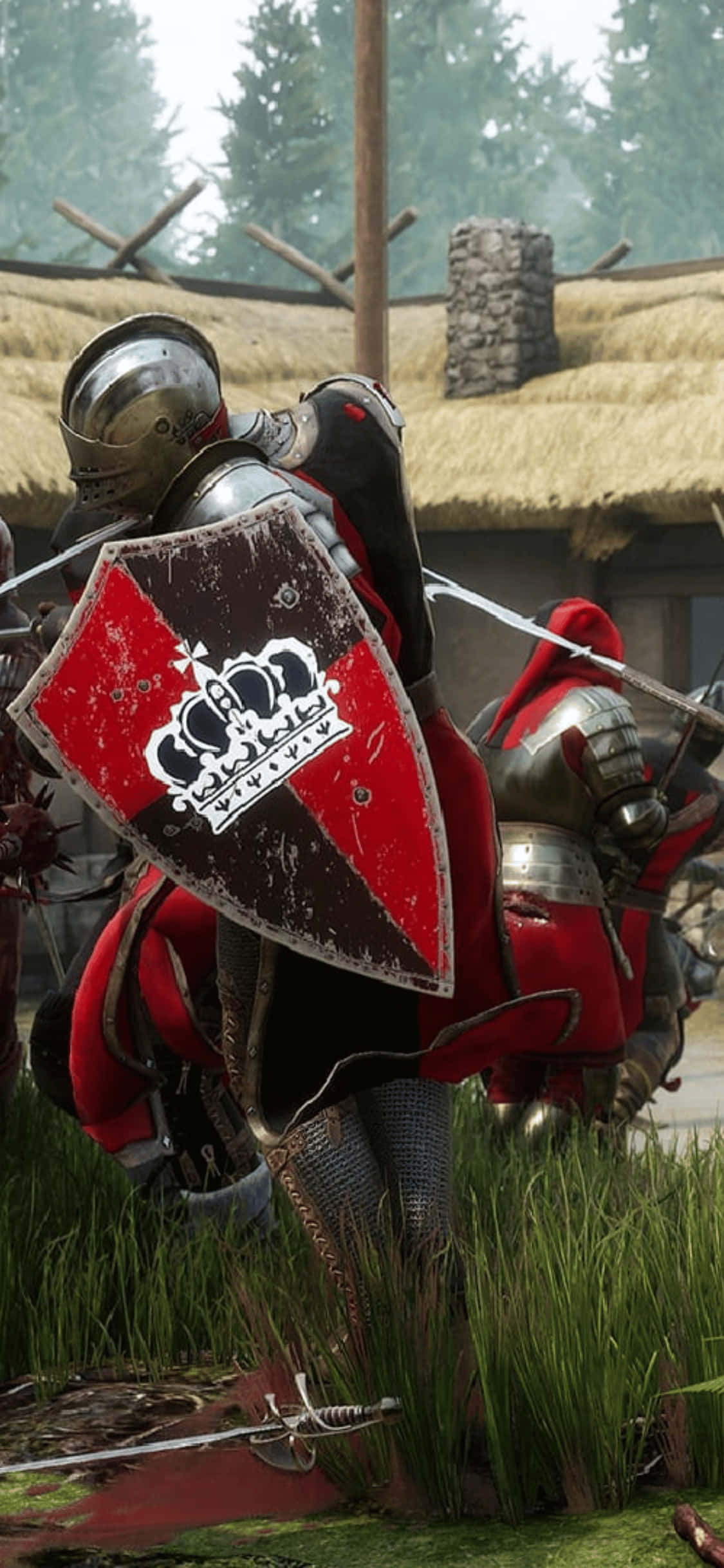 Mordhau'dan Epik Savaş Sahnesi iPhone XS Duvar Kağıdı