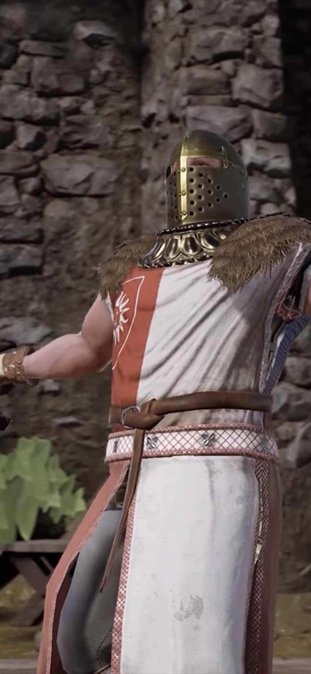 Mordhau'nun keyfini çıkarırken iPhone Xs Max'inde taktik geliştiren bir oyuncu Duvar Kağıdı