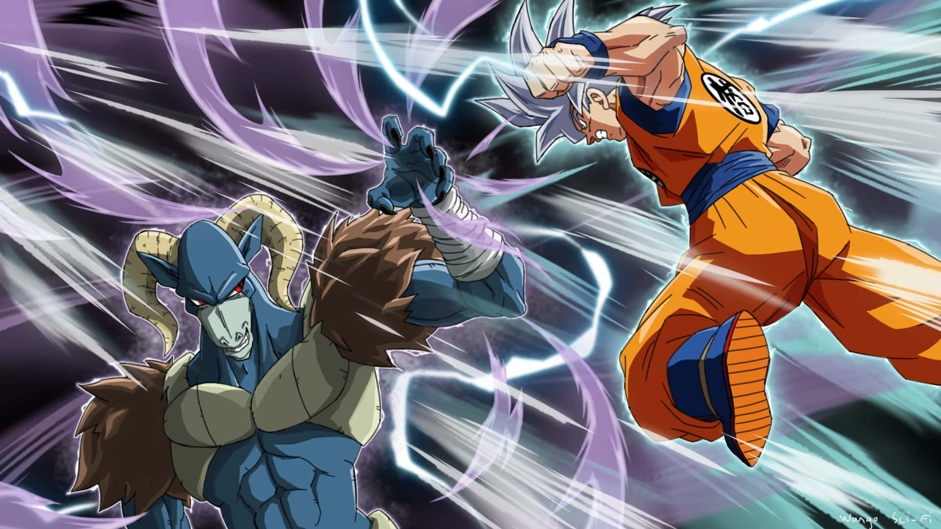 Moro Vs. Goku Dragon Ball Super Resim Duvar Kağıdı