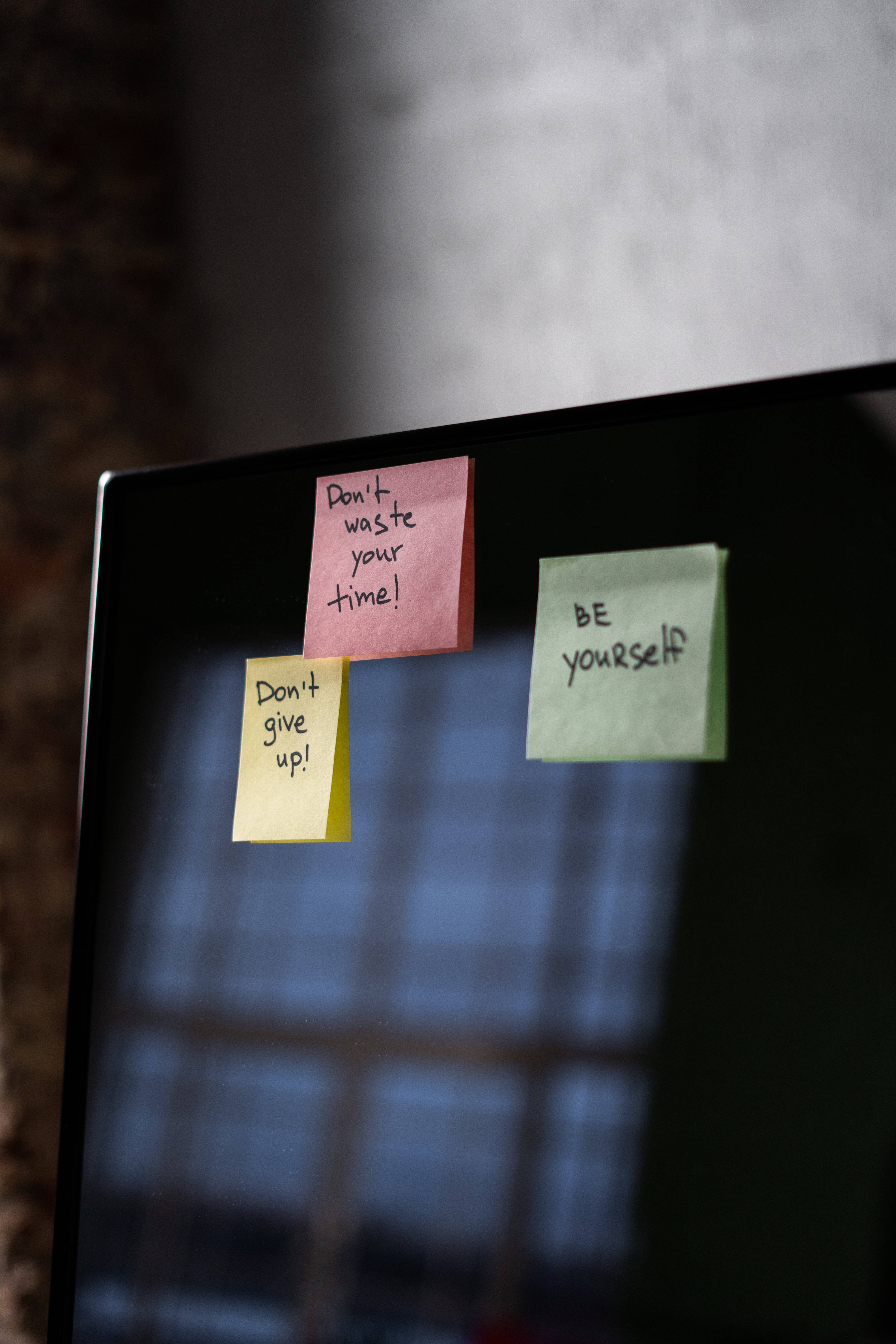 Motivasyonel Post-It Notları Bilgisayar Ekranı Duvar Kağıdı