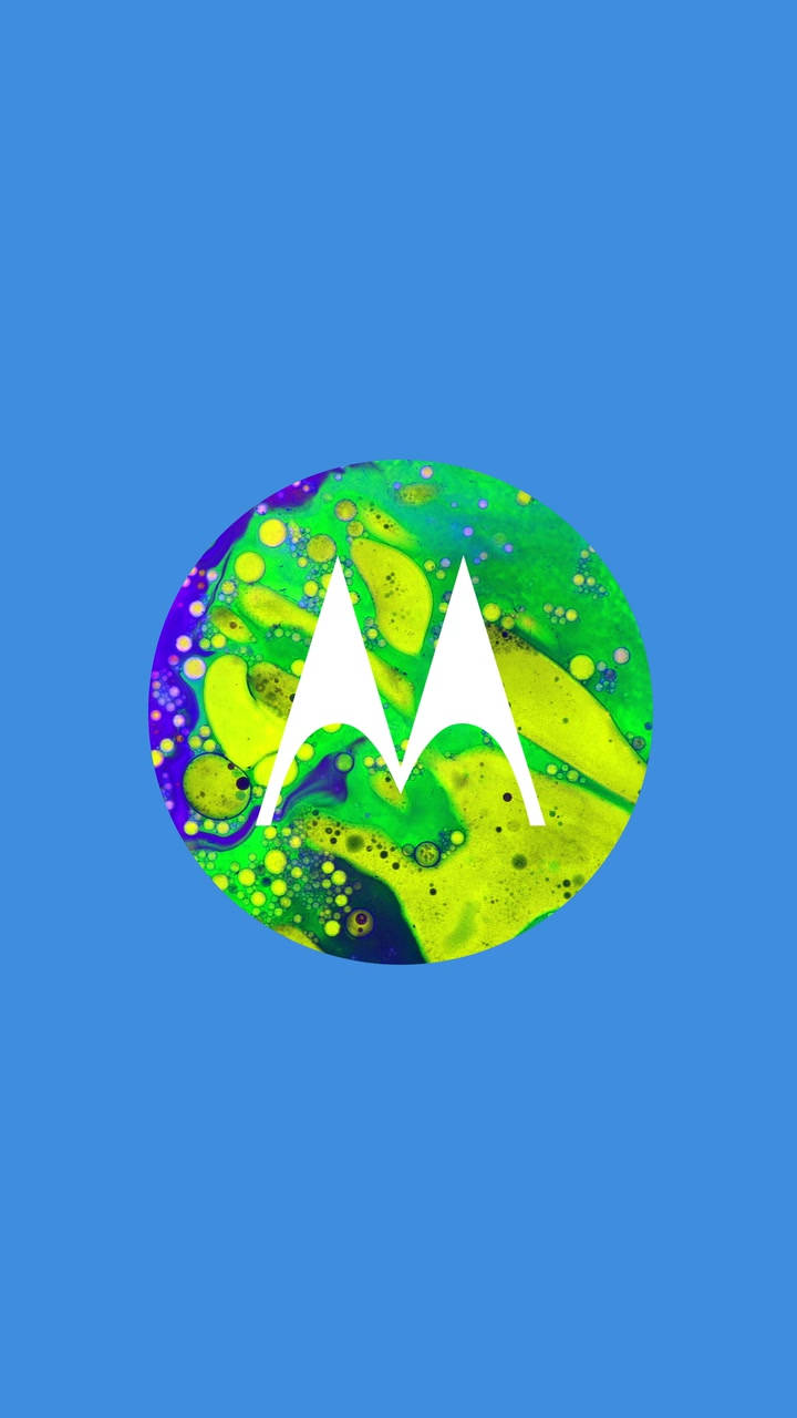 Motorola Sarı Yeşil Sanat Duvar Kağıdı
