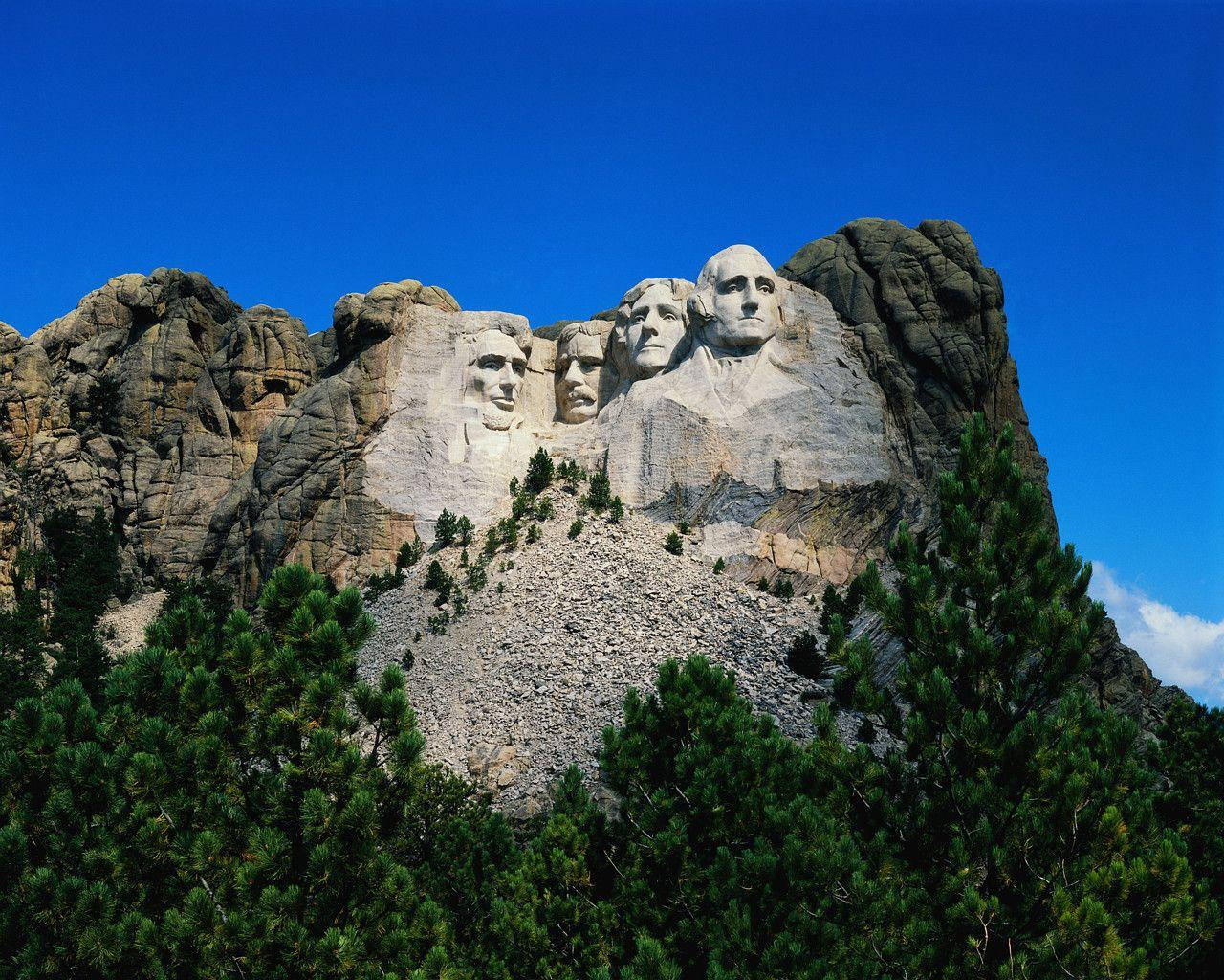Mount Rushmore'un Nefes Kesen Manzarası Duvar Kağıdı