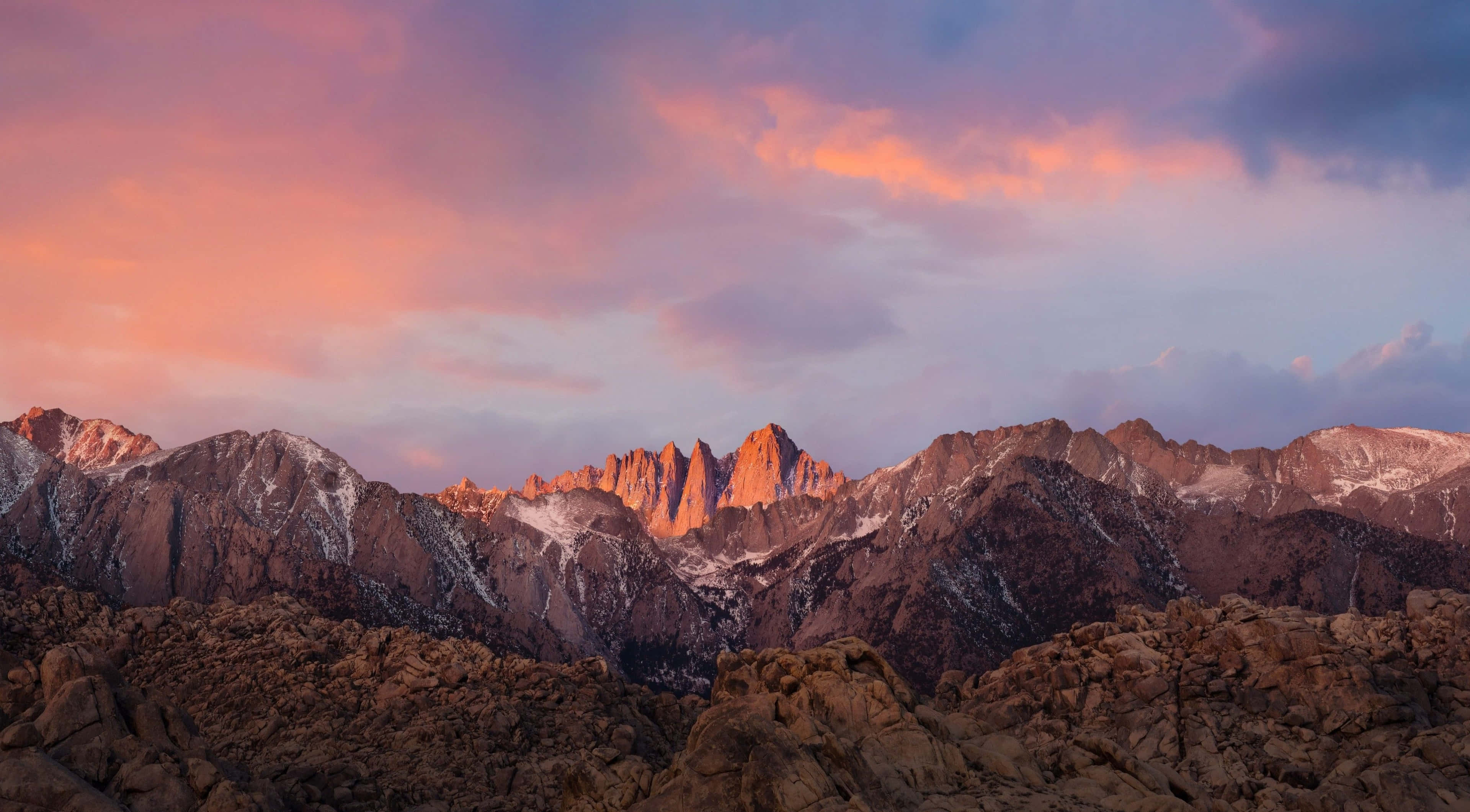 Mount Whitney Dağ Zirvesi MacBook Varsayılan Duvar Kağıdı
