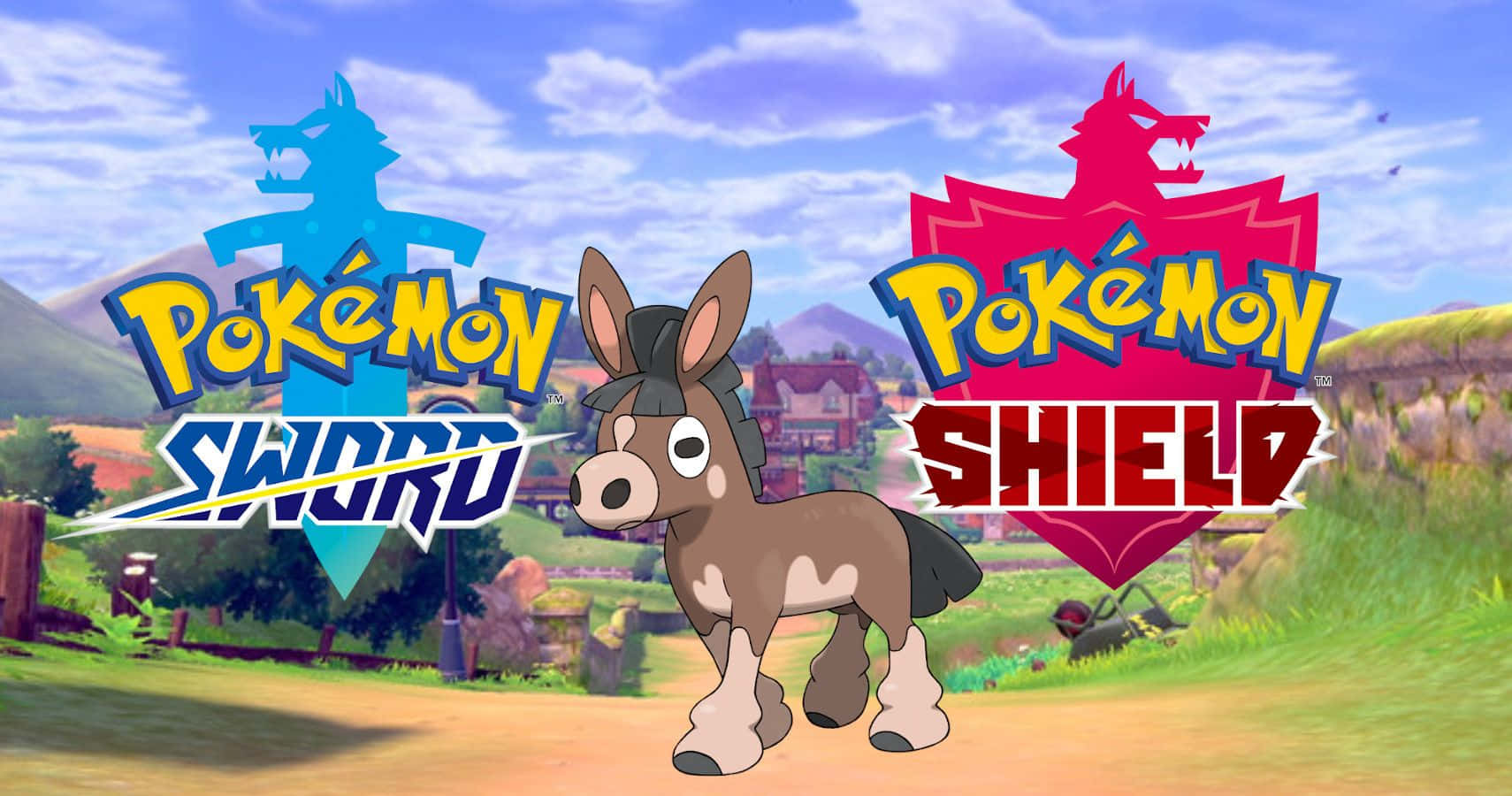 Mudbray için Pokemon Kılıç ve Kalkan Duvar Kağıdı