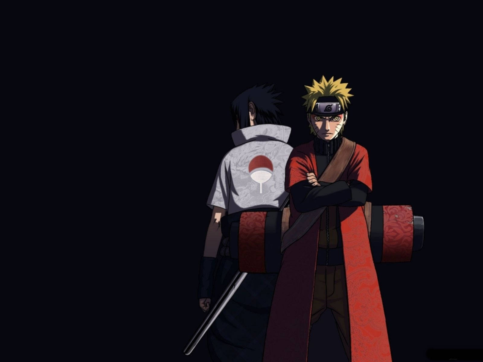 Muhteşem Naruto ve Sasuke Uchiha Duvar Kağıdı