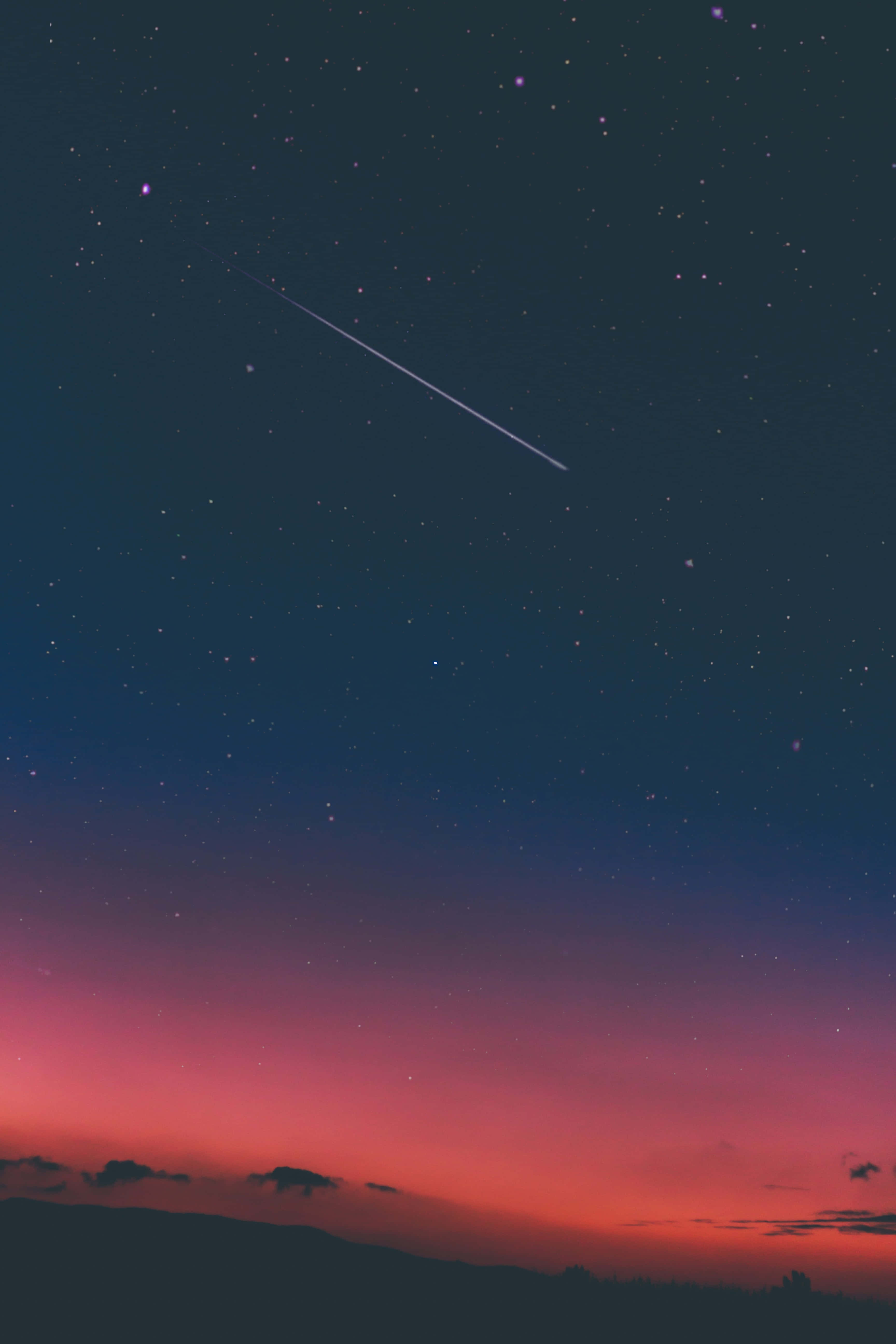 Muhteşem Pembe Gün Batımı Doğa iPhone Duvar Kağıdı
