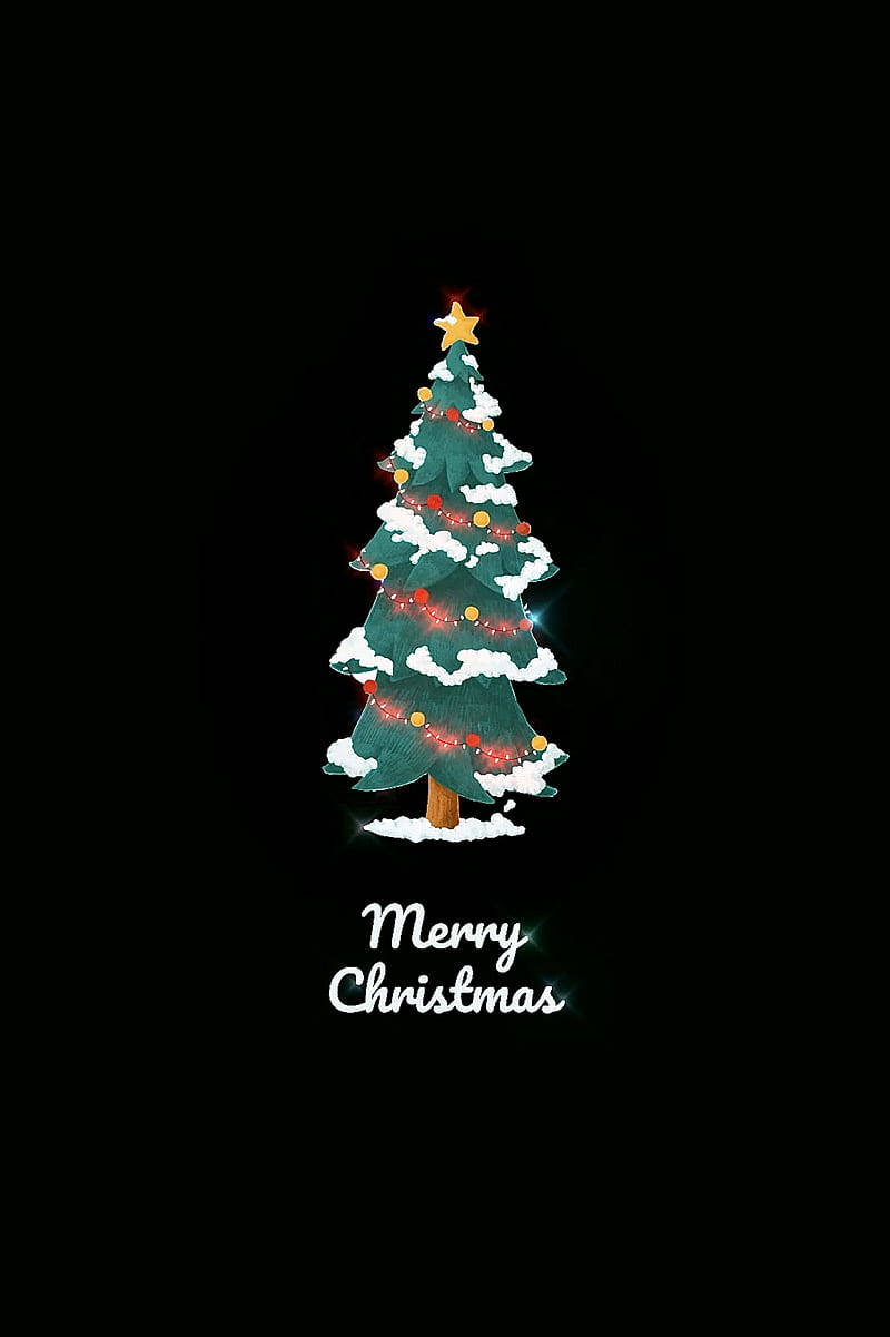 Mutlu Basit Noel Duvar Kağıdı