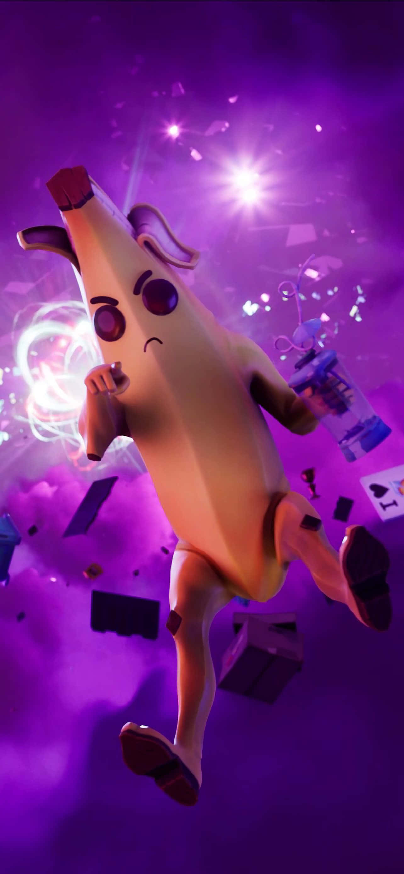 Muz Fortnite iPhone Duvar Kağıdı
