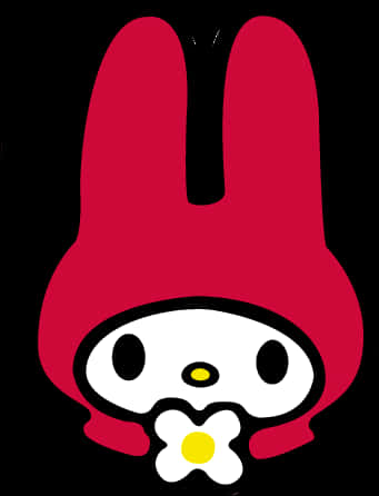 My Melody Karakter Grafiği Duvar Kağıdı