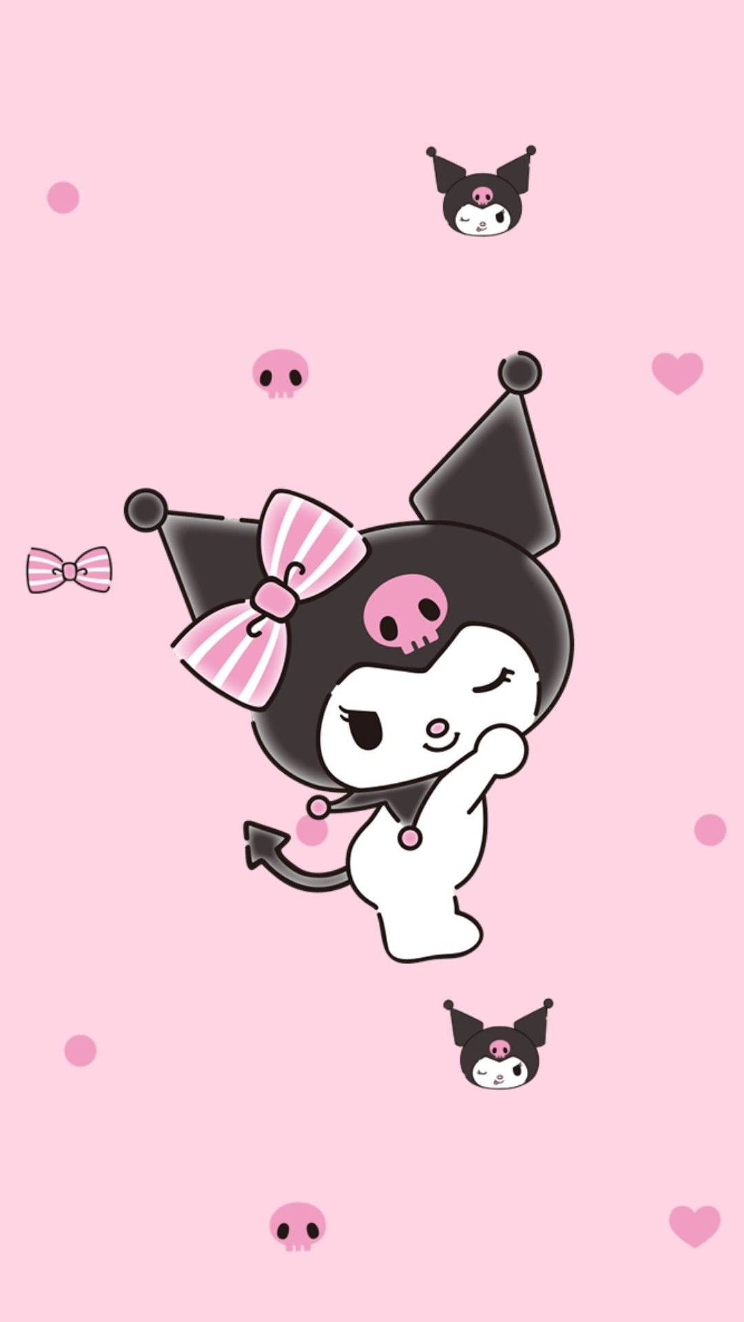 My Melody Kuromi'nin Pembe Rakibi Duvar Kağıdı