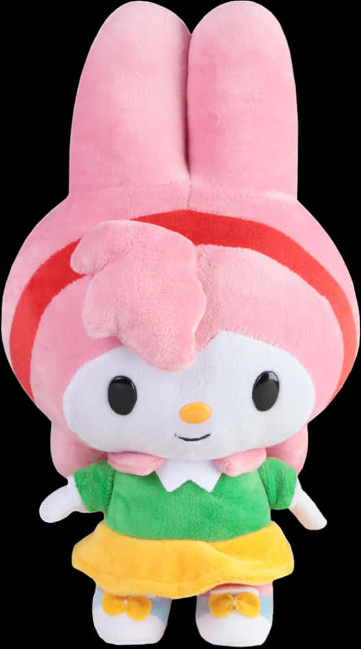 My Melody Peluş Oyuncak Duvar Kağıdı