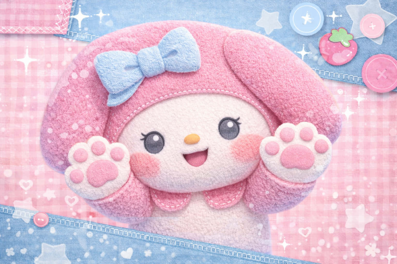 My Melody sevimli duvar kağıdı