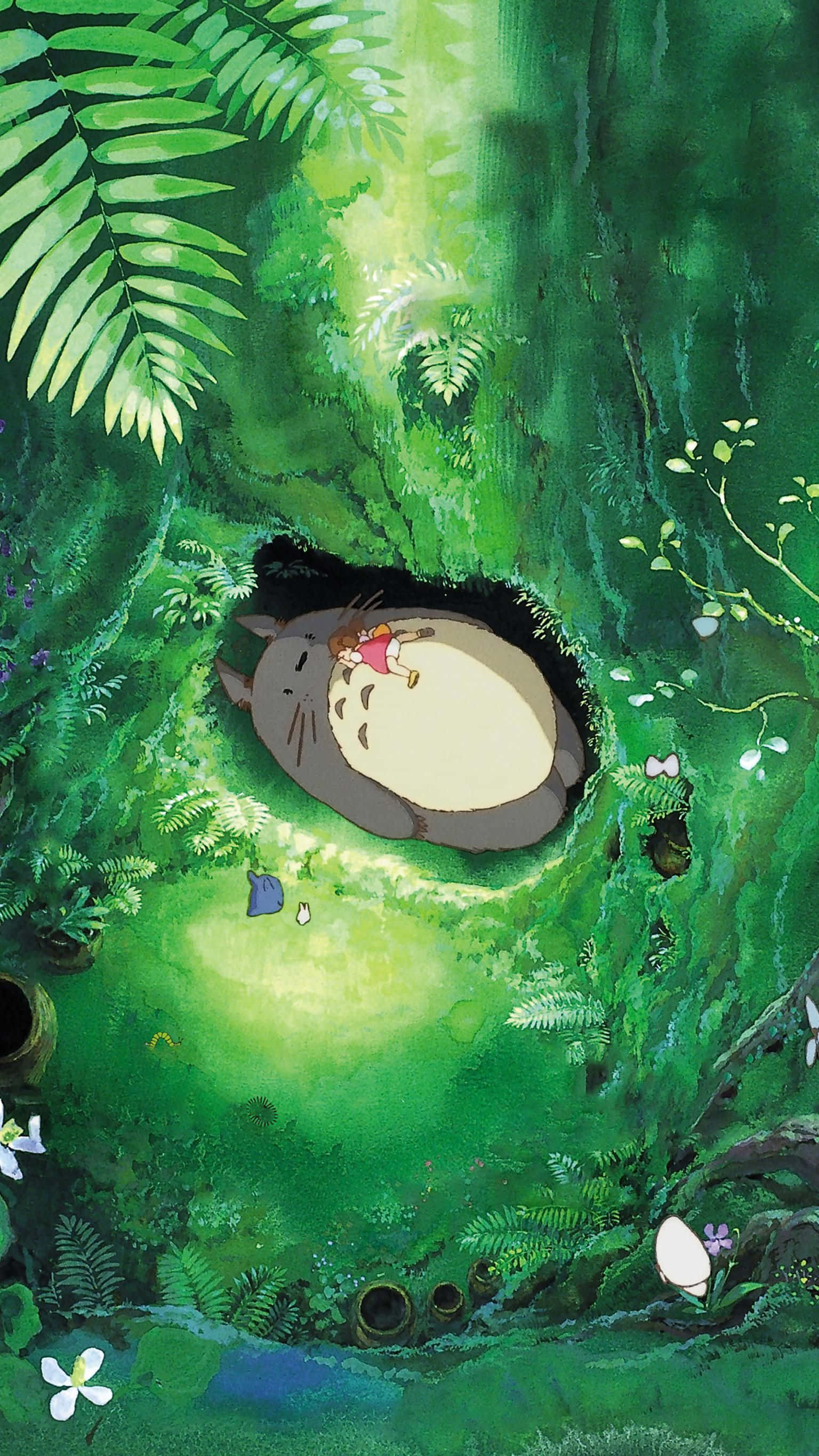 My Neighbor Totoro Studio Ghibli Telefon Duvar Kağıdı