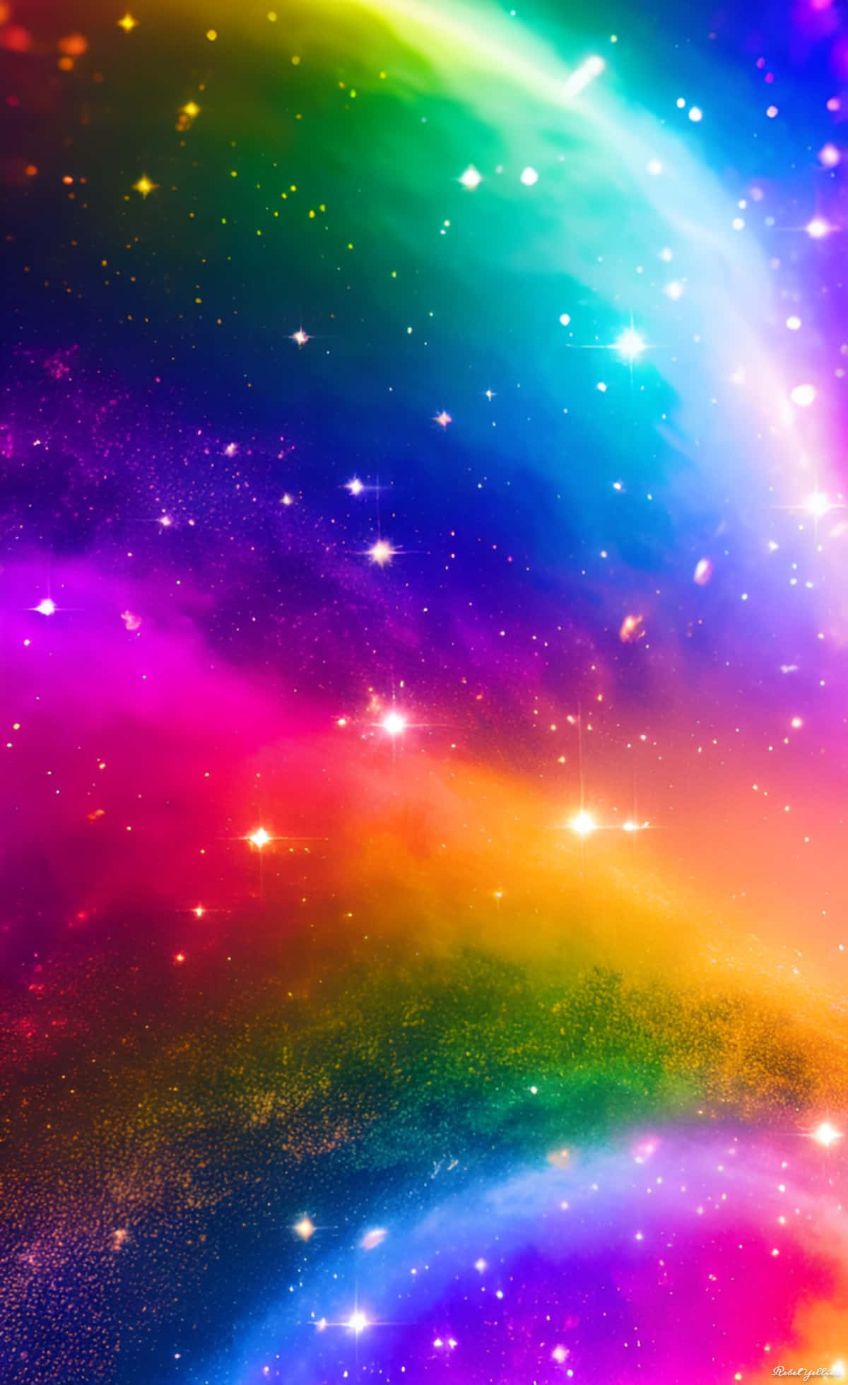 Mystical Galaxy Artwork Duvar Kağıdı