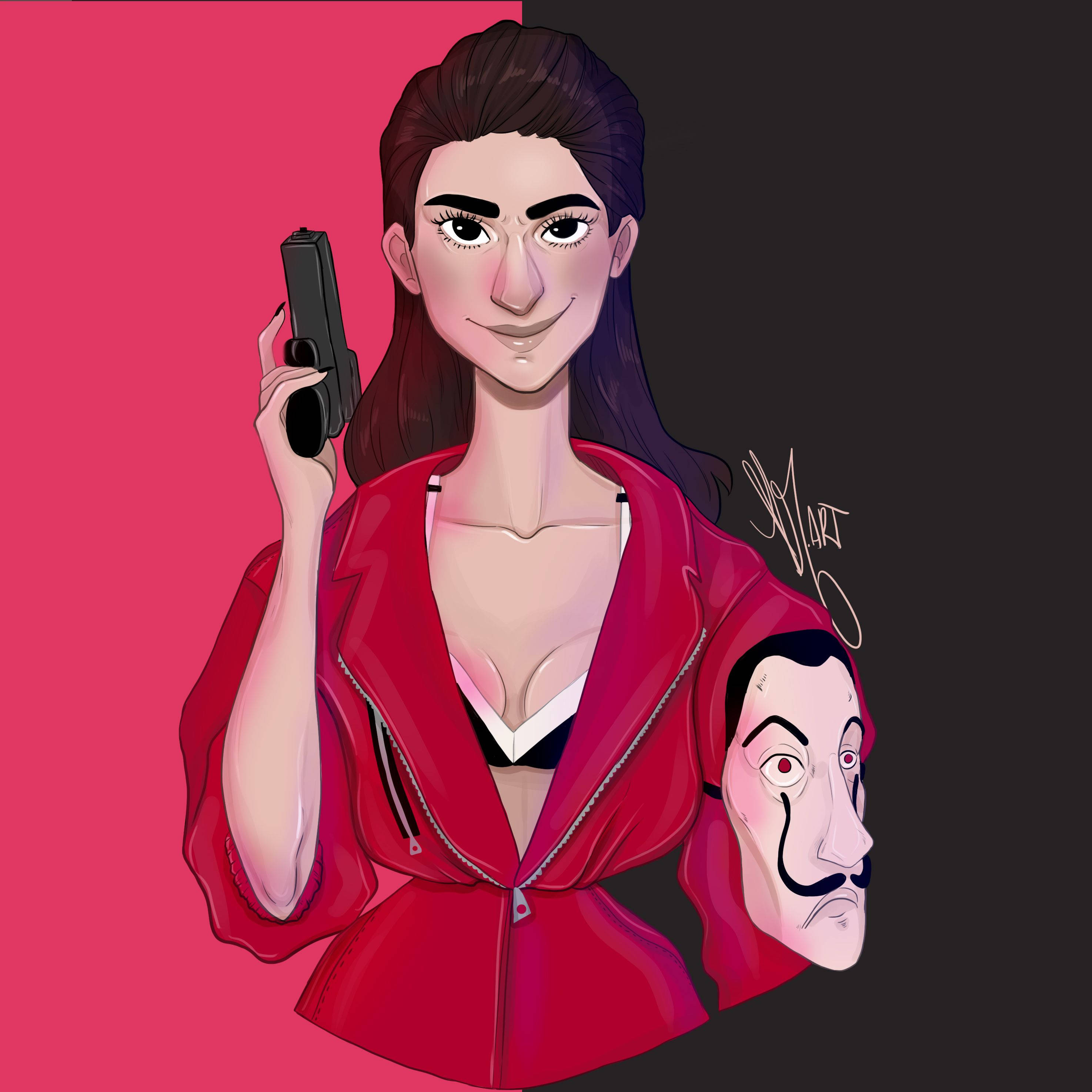 Nairobi - Soygun Stratejisti, Money Heist Duvar Kağıdı
