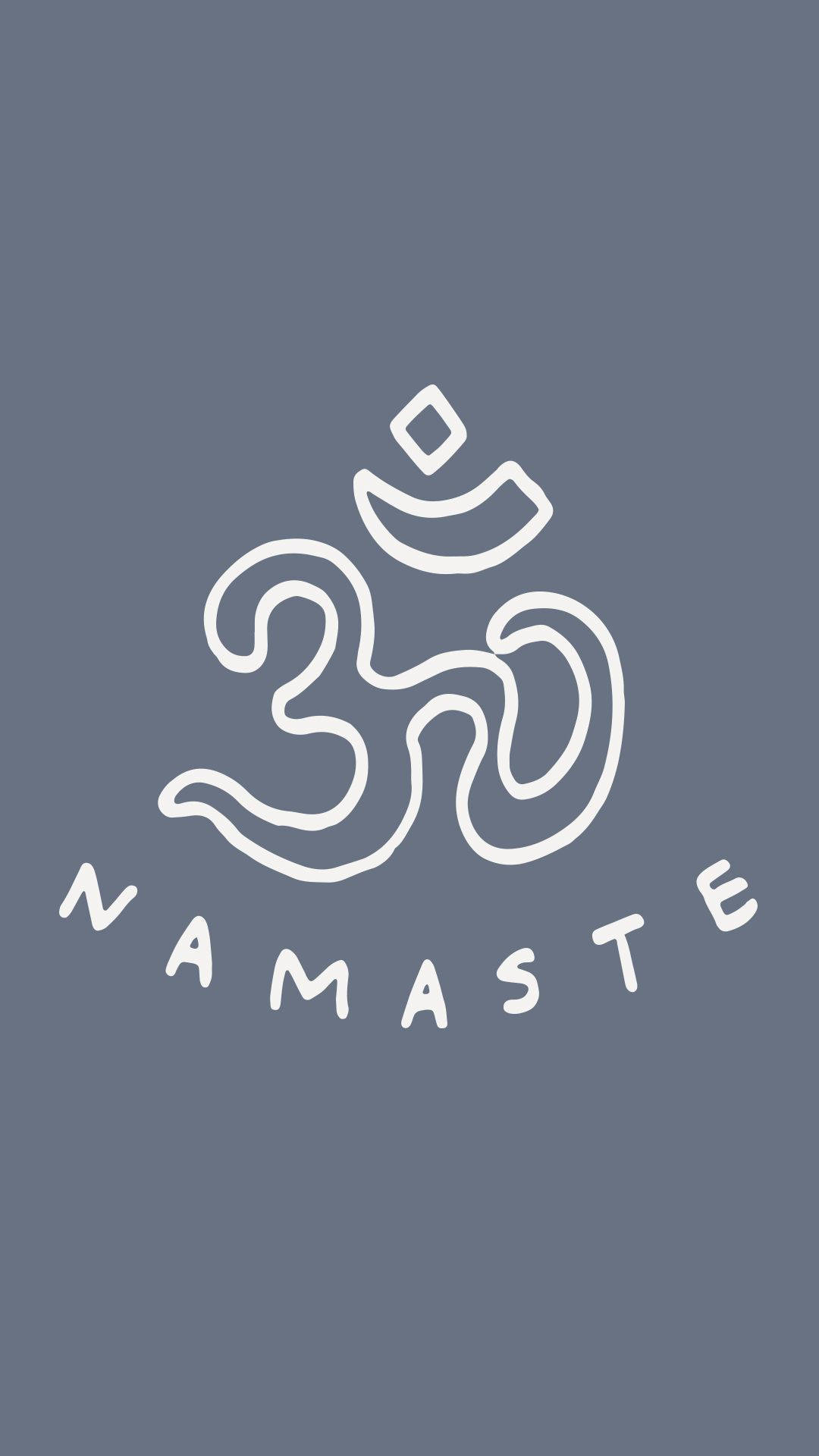 Namaste Ruhsal Estetiği Duvar Kağıdı