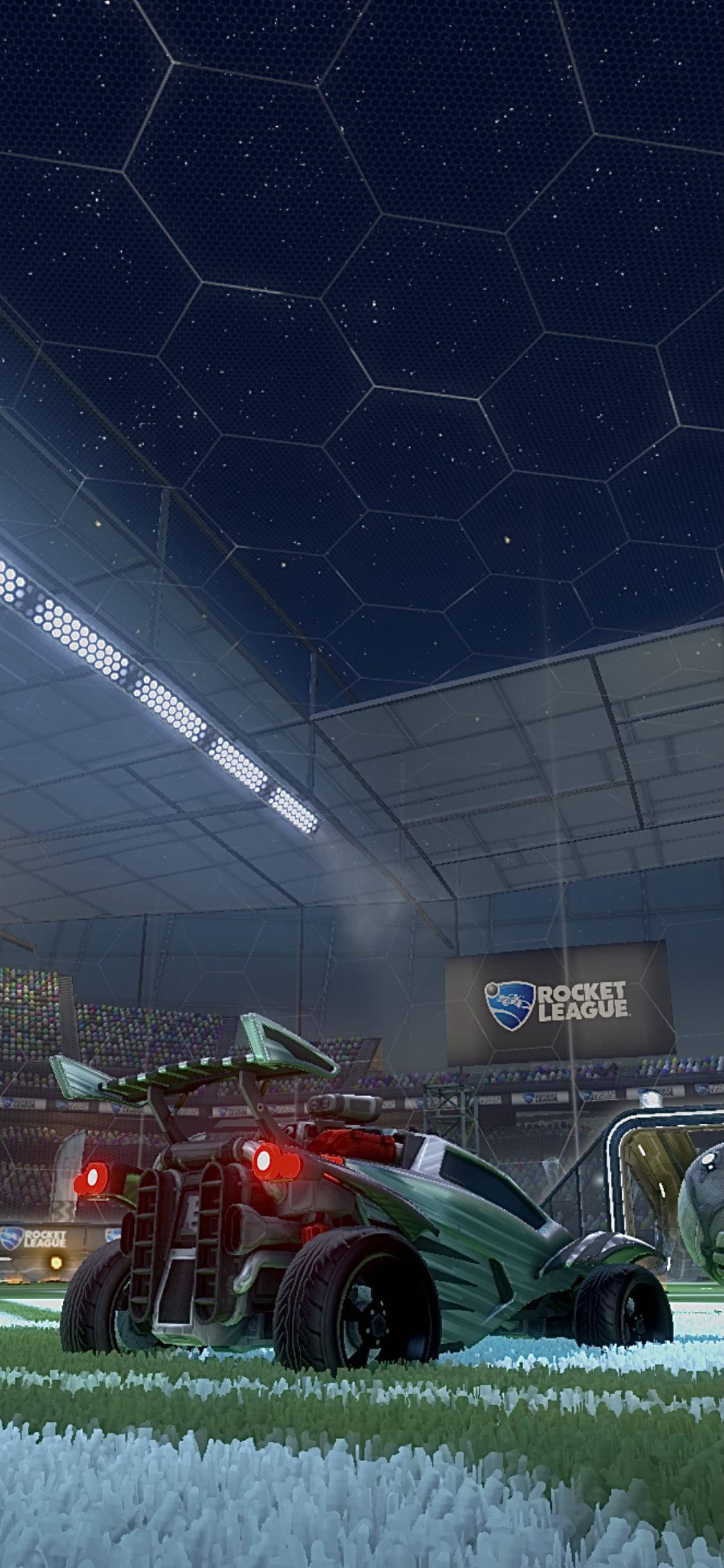 Nane Yeşili Octane Araba Rocket League iPhone Duvar Kağıdı