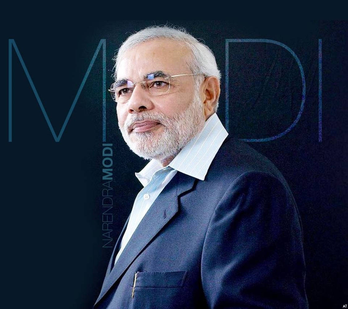 Narendra Modi Minimalist Grafik Sanatı Duvar Kağıdı