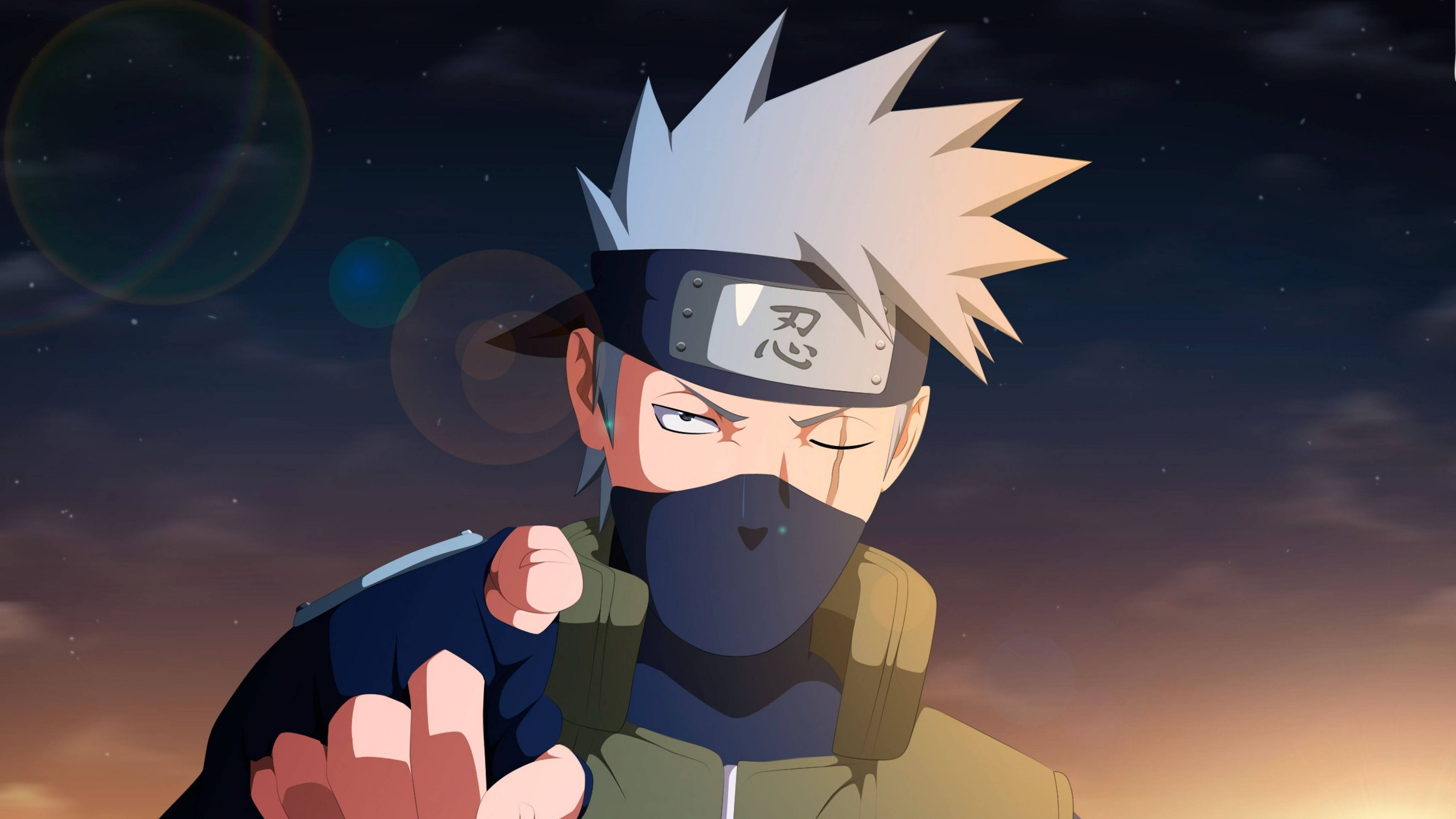Naruto 4K Ciddi Kakashi Duvar Kağıdı