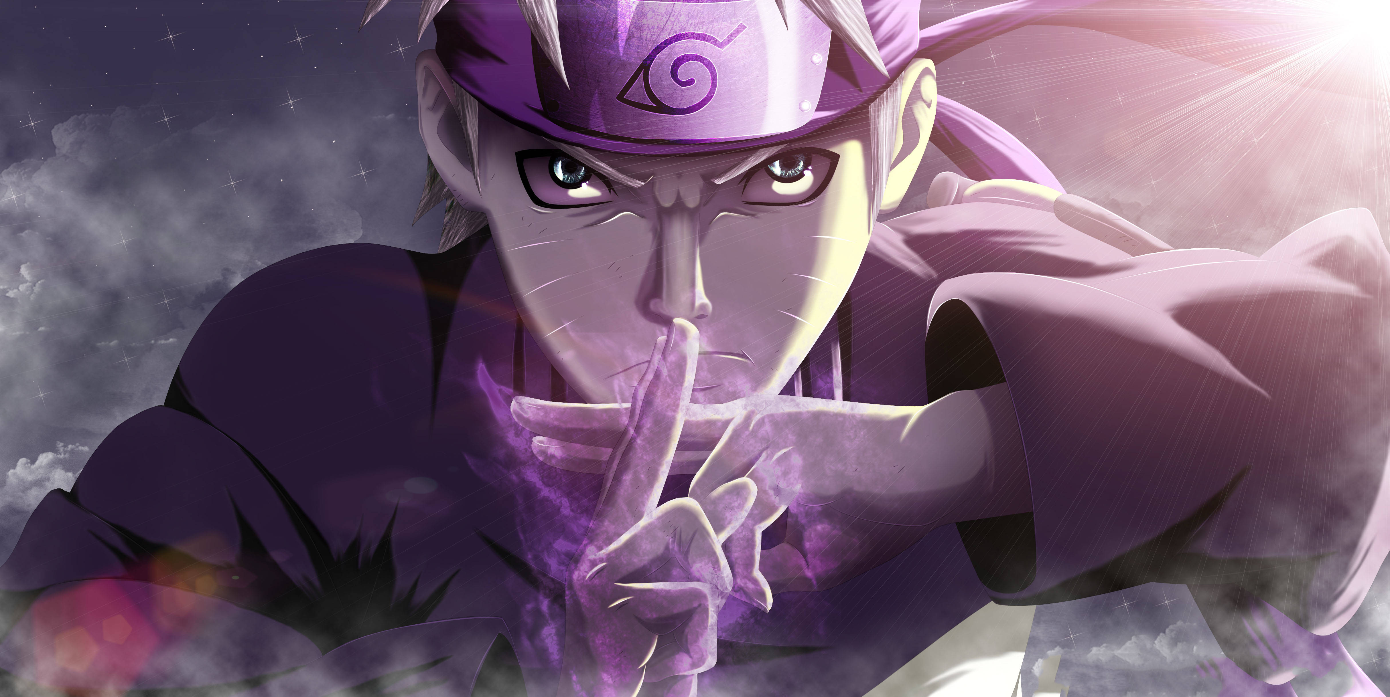 Naruto 4K Gölge Klon Tekniği Duvar Kağıdı
