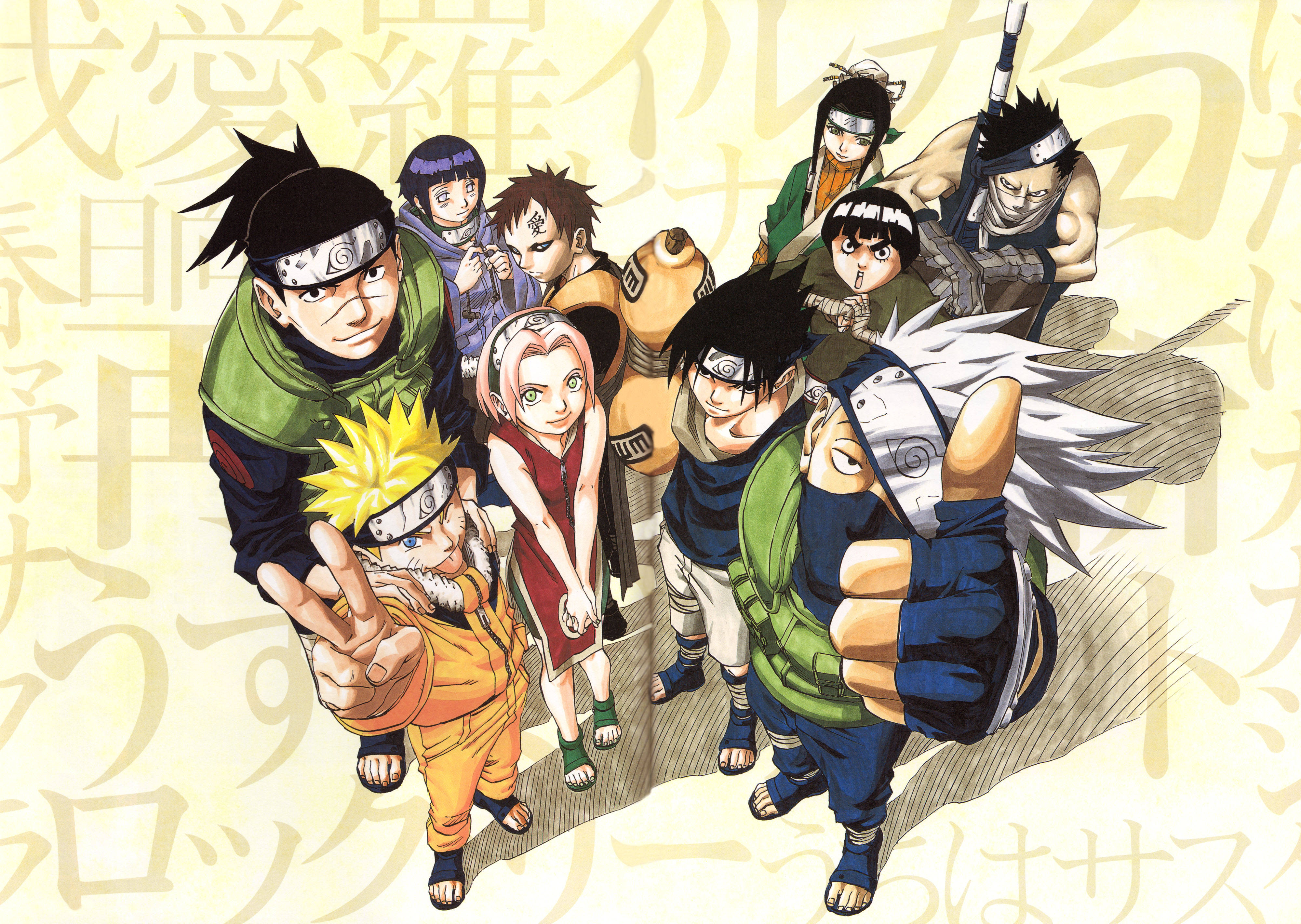 Naruto 4K Ninja Karakterleri Duvar Kağıdı