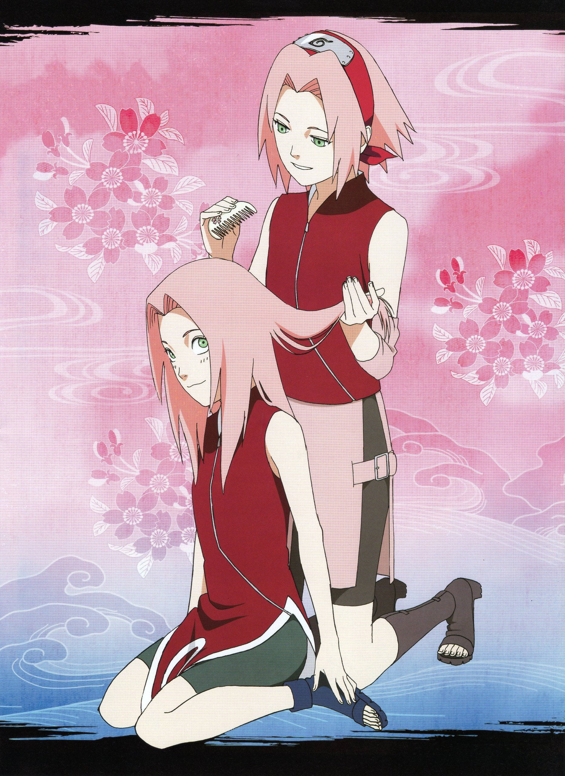 Naruto Anime Genç ve Yetişkin Sakura Duvar Kağıdı