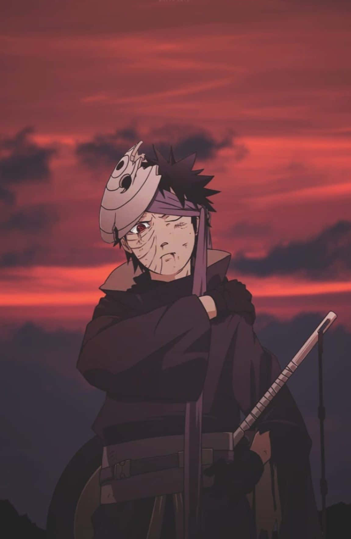 Naruto Anime Karakteri Tobi iPhone Duvar Kağıdı