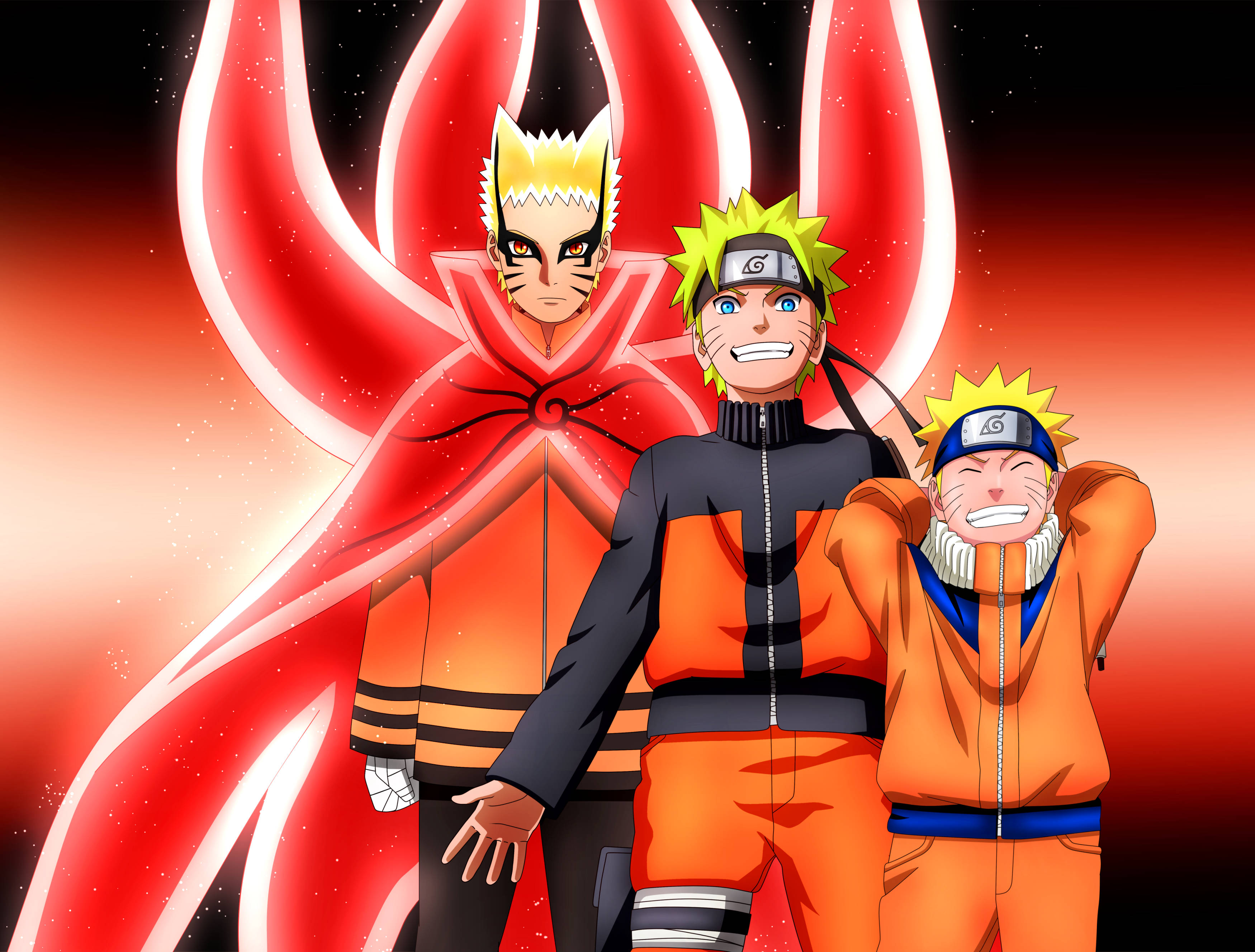 Naruto Baryon Modu Dönüşümü Duvar Kağıdı