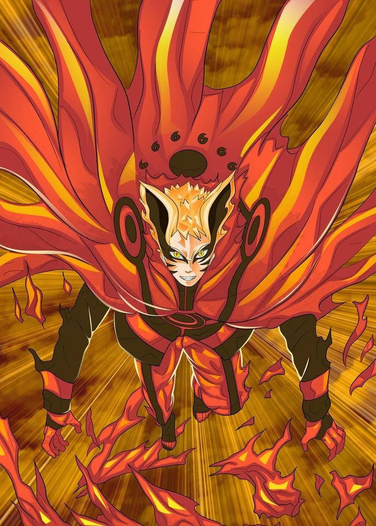 Naruto Baryon Modu Fanart Duvar Kağıdı