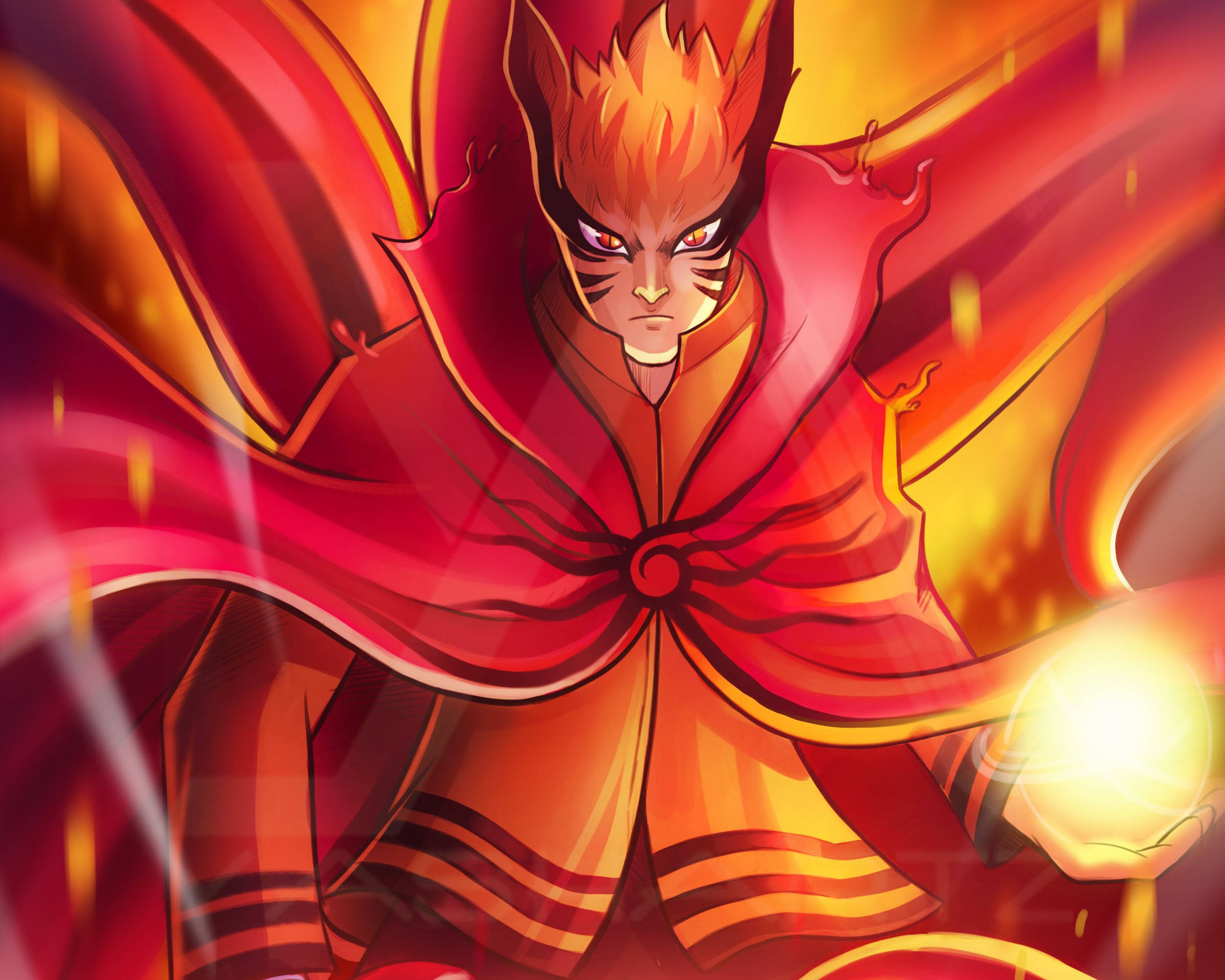 Naruto Baryon Modu Öfkeli Duvar Kağıdı