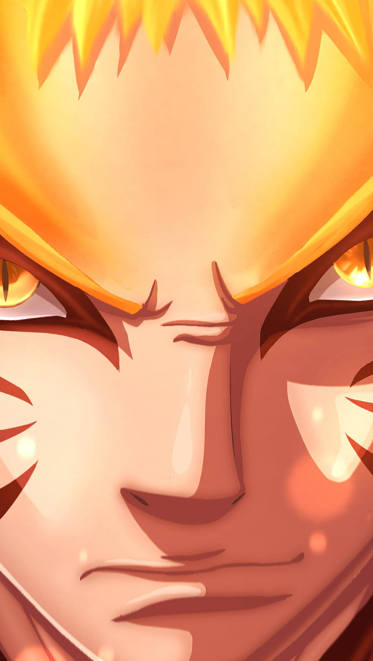 Naruto Baryon Modu Yakın Çekim Yüz Duvar Kağıdı