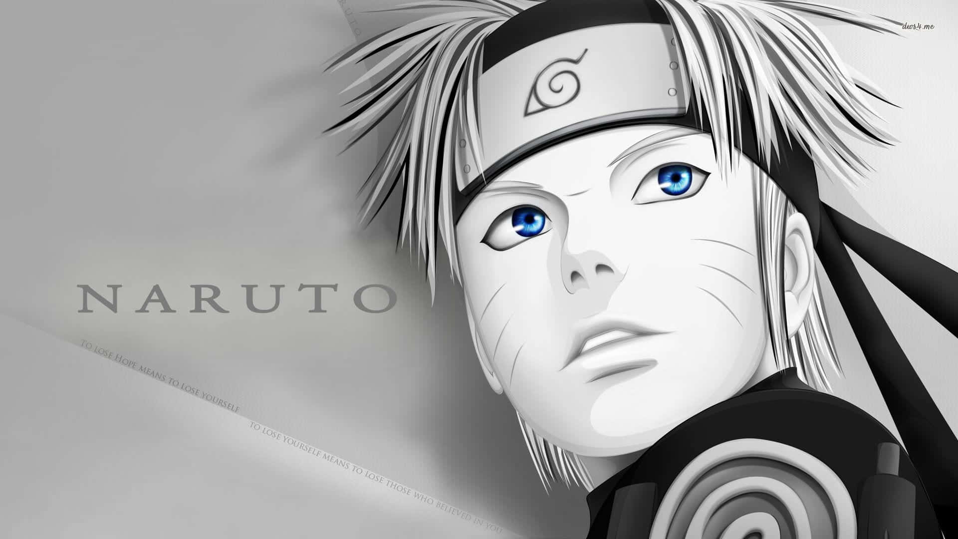 Naruto Beyaz Mavi Gözler Duvar Kağıdı
