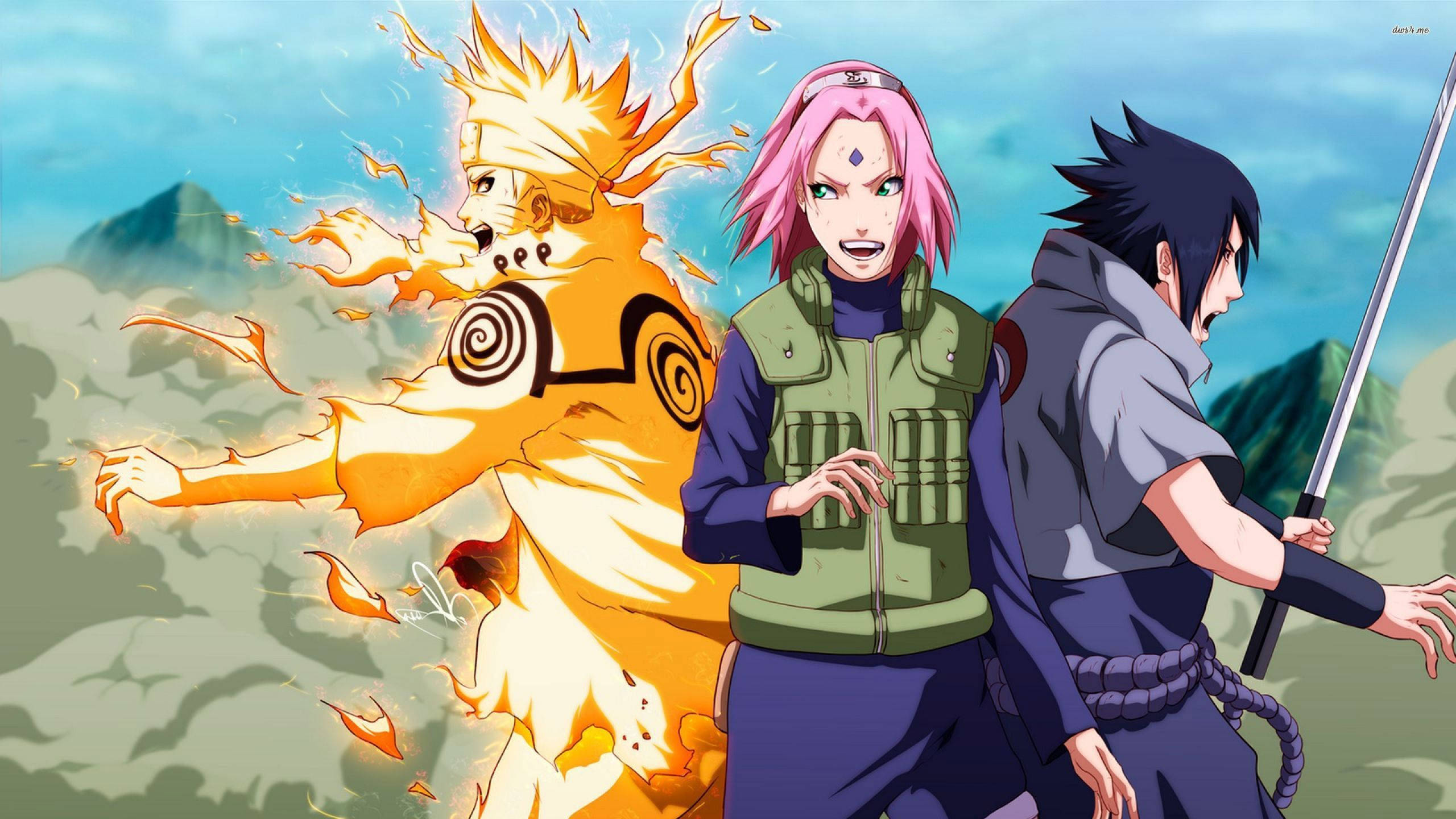 Naruto Canlı Takım 7 Duvar Kağıdı