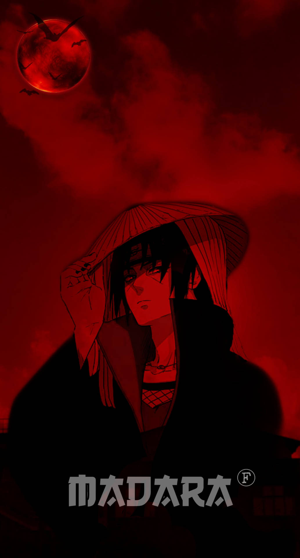 Naruto Canlı Madara Kırmızı Estetik