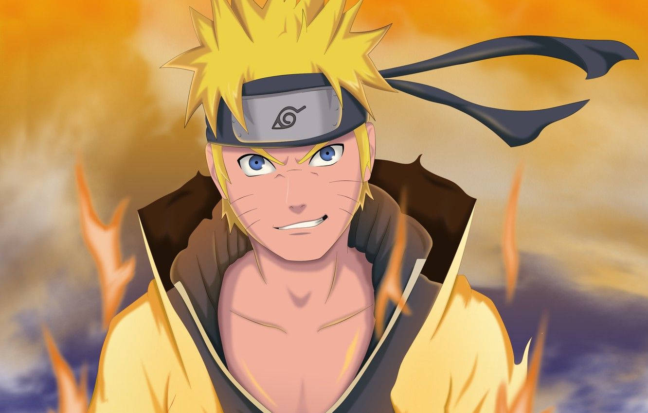 Naruto Canlı Sarı Cübbe