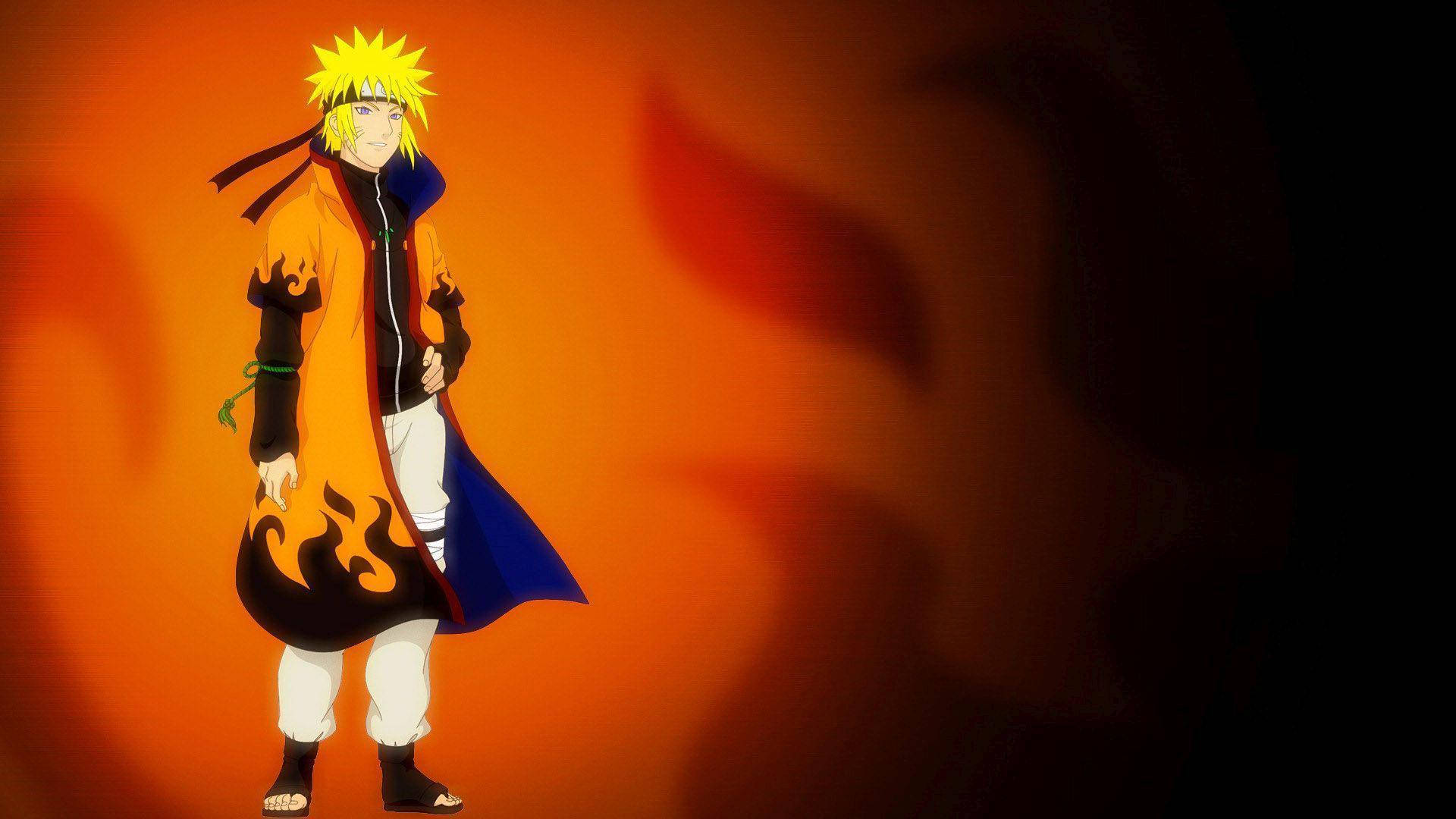 Naruto'dan Ayakta Duran Minato Namikaze PC Duvar Kağıdı