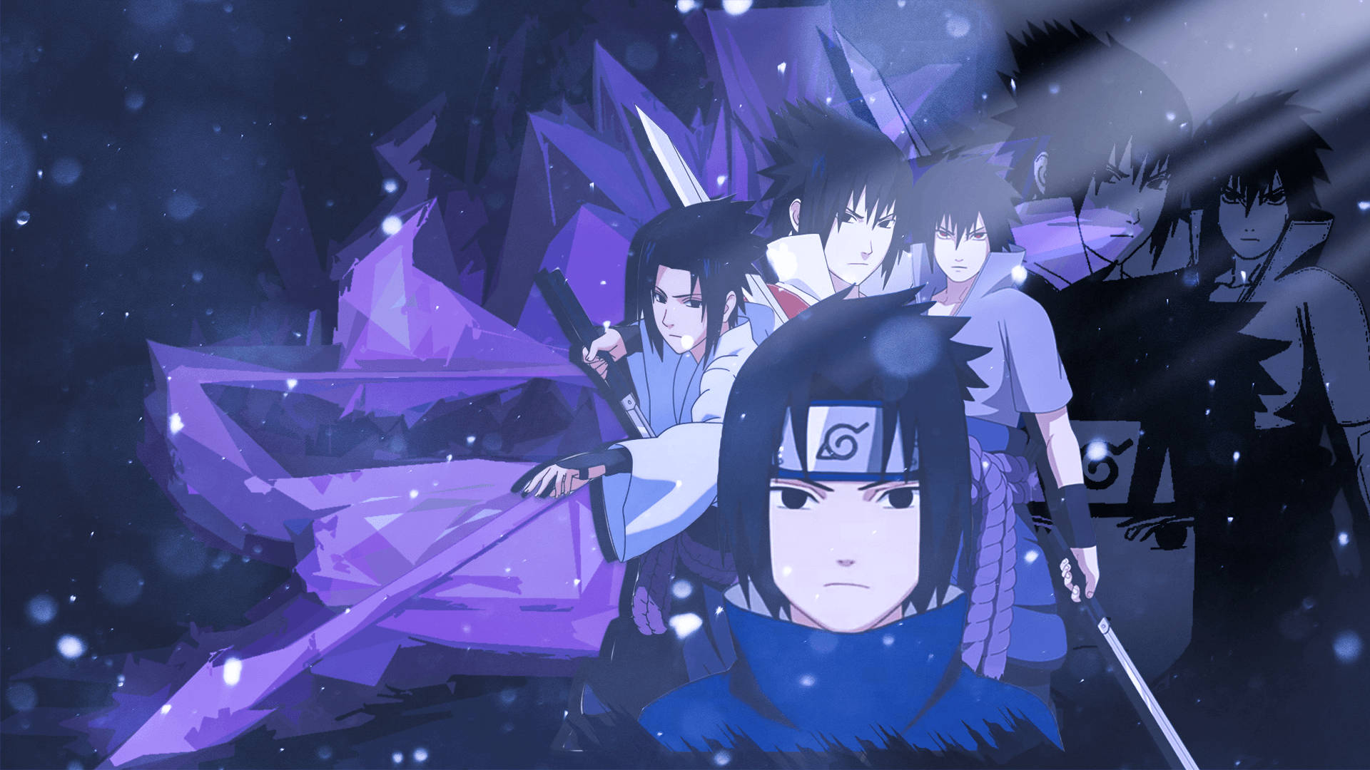 Naruto'dan Sasuke Uchiha PC Duvar Kağıdı