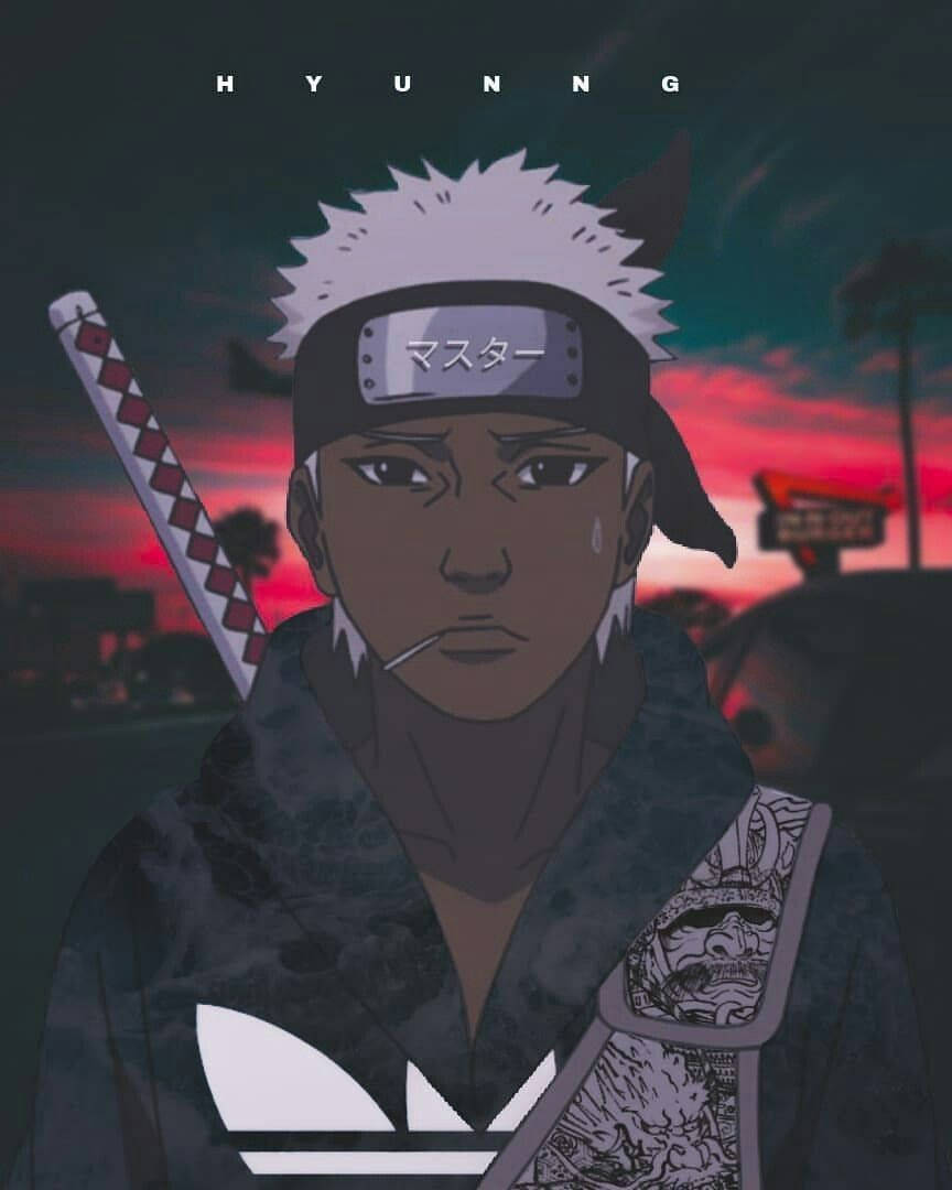 Naruto Drip, Anime Karakteri Omoi Olarak Duvar Kağıdı
