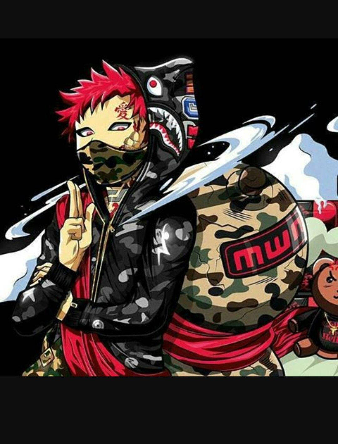 Naruto Drip Kamuflajda Duvar Kağıdı