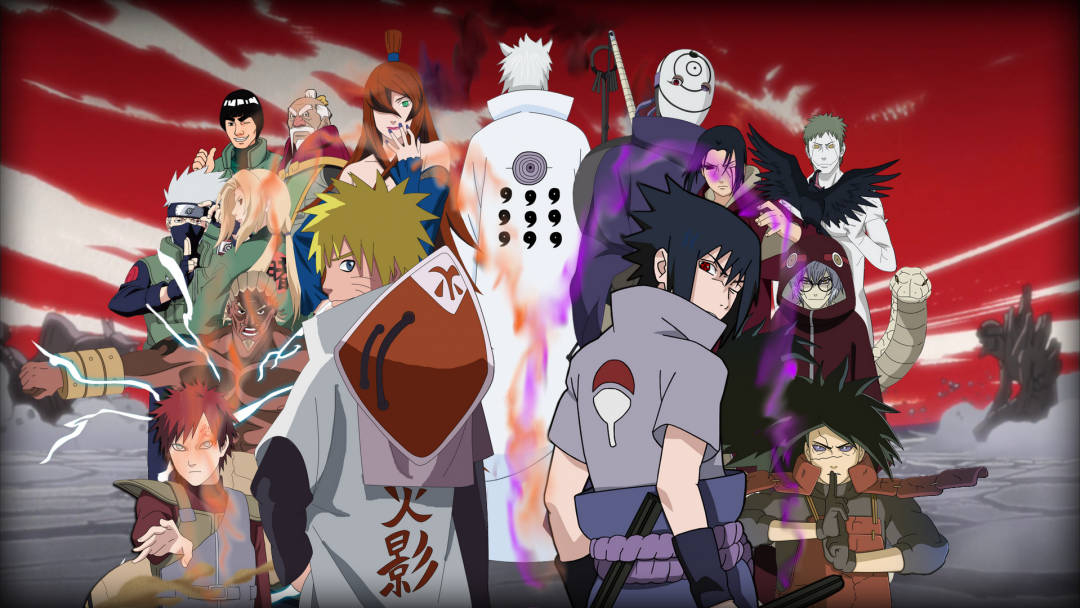 Naruto Karakterleri Posteri Duvar Kağıdı