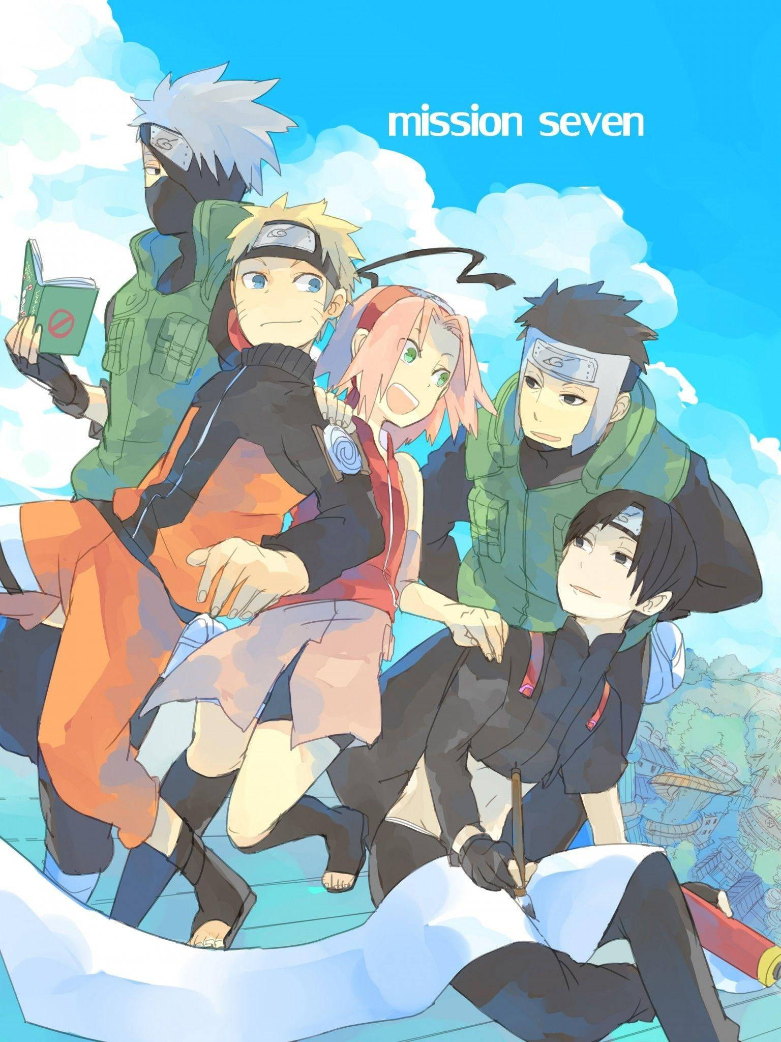 Naruto Karakterleri Estetik Hayran Sanatı Duvar Kağıdı