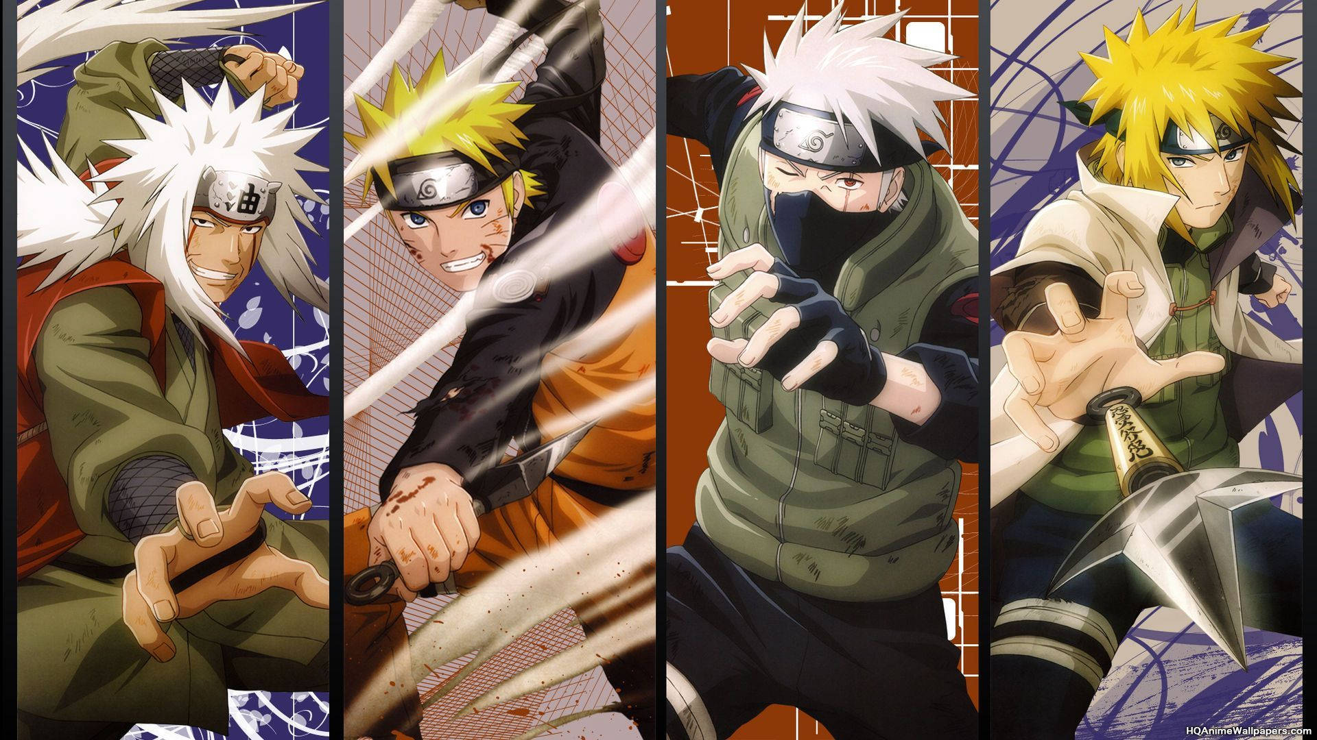 Naruto Karakterleri Güçlü Ninjalar Duvar Kağıdı