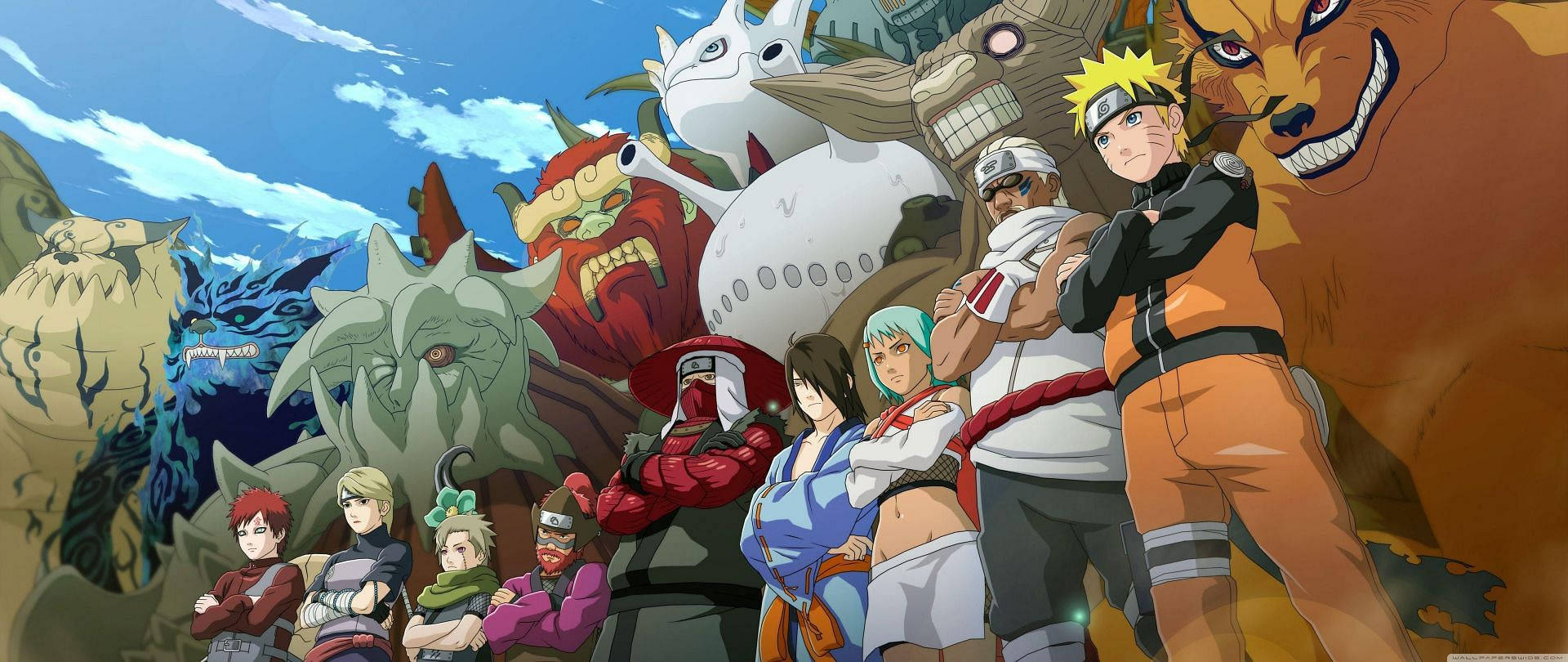 Naruto Karakterleri ve Son Halleri Duvar Kağıdı