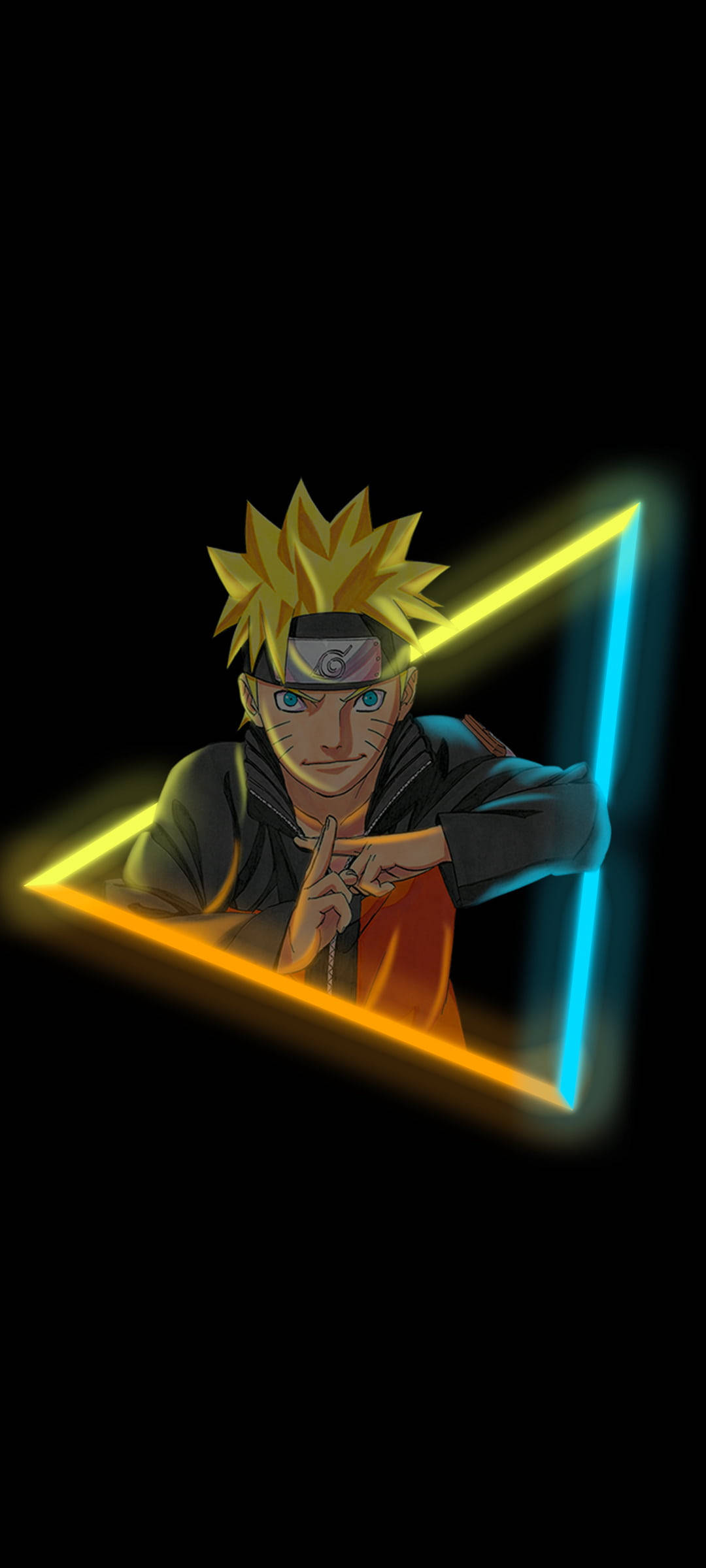 Naruto Neon Estetik iPhone Duvar Kağıdı