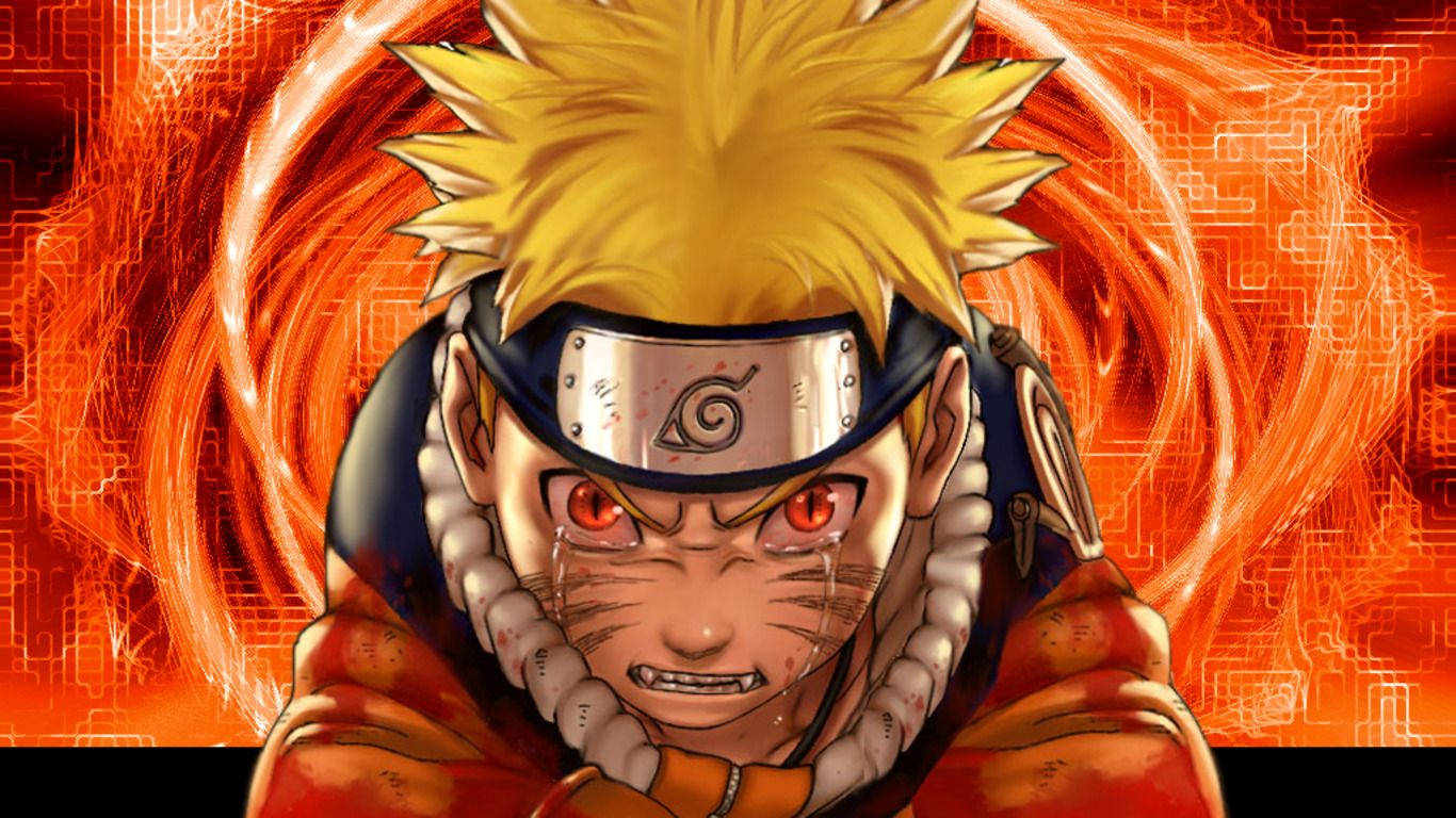 Naruto Öfkeli ve Ağlayan Canlı Duvar Kağıdı