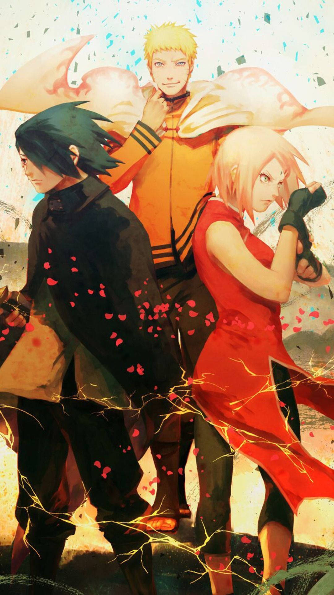 Naruto Poster Sanatı Duvar Kağıdı