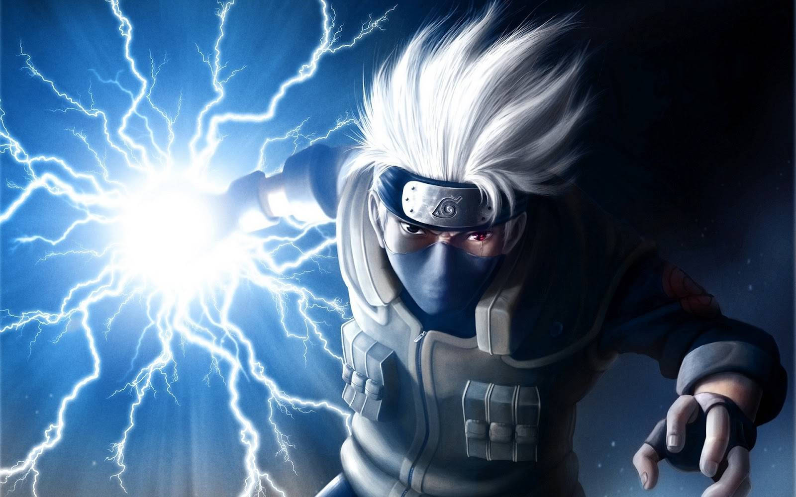 Naruto Posteri Kakashi Chidori Duvar Kağıdı
